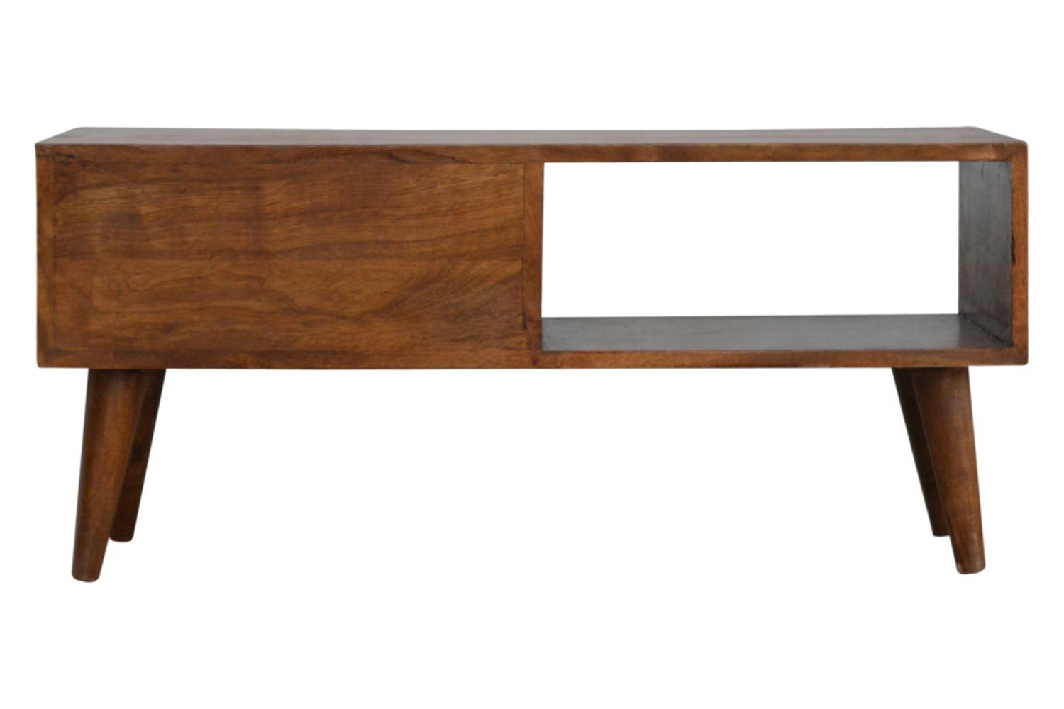 Artisan - Prism Sliding Door Media Unit in Chestnut