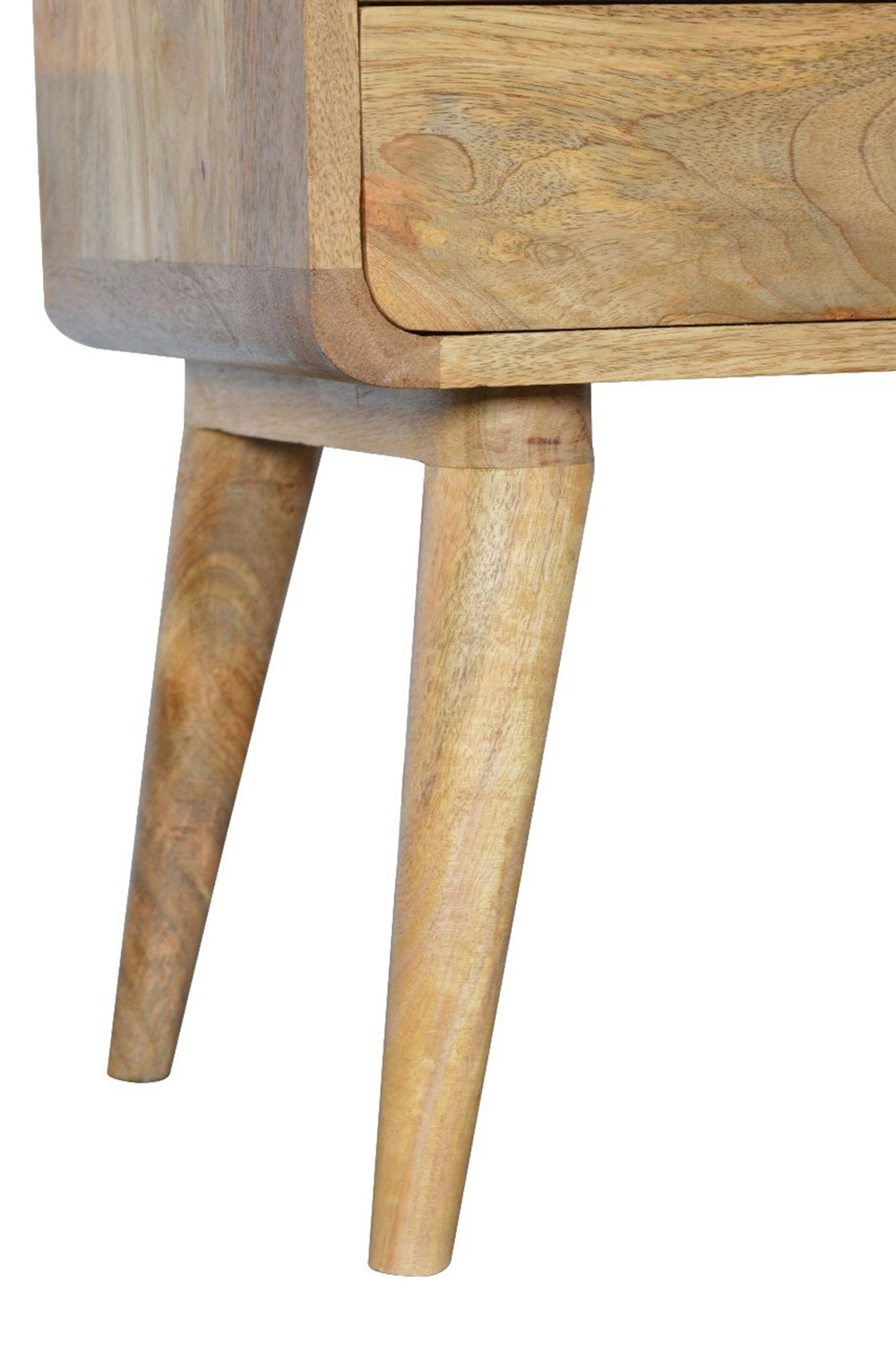 Artisan Curved Bedside - Oak-ish