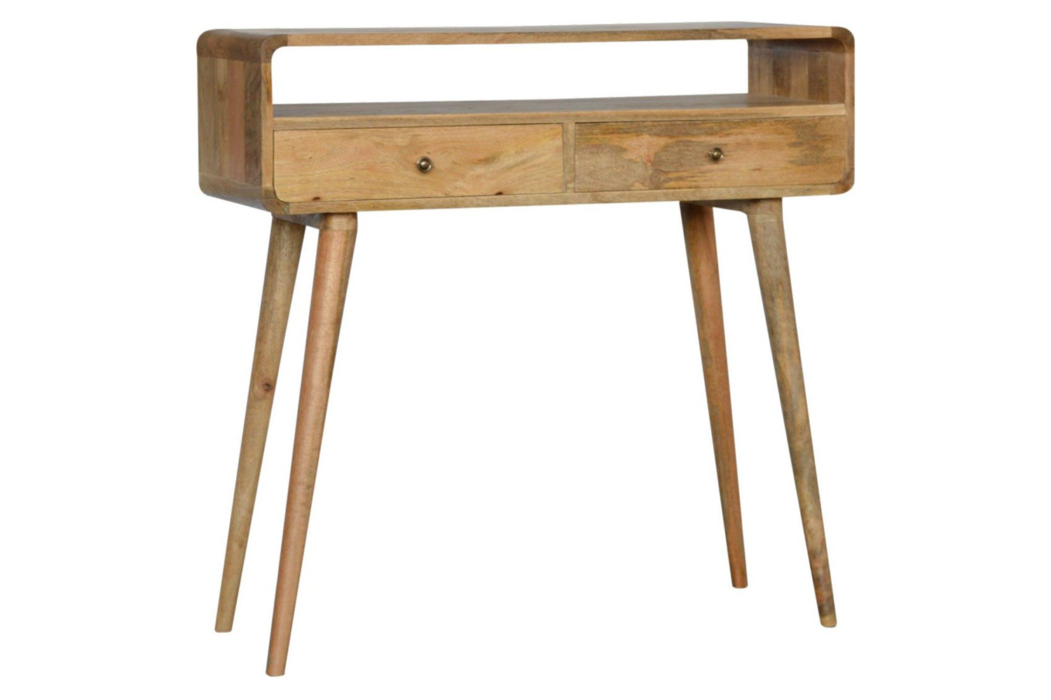 Artisan Curved Console Table - Oak-ish