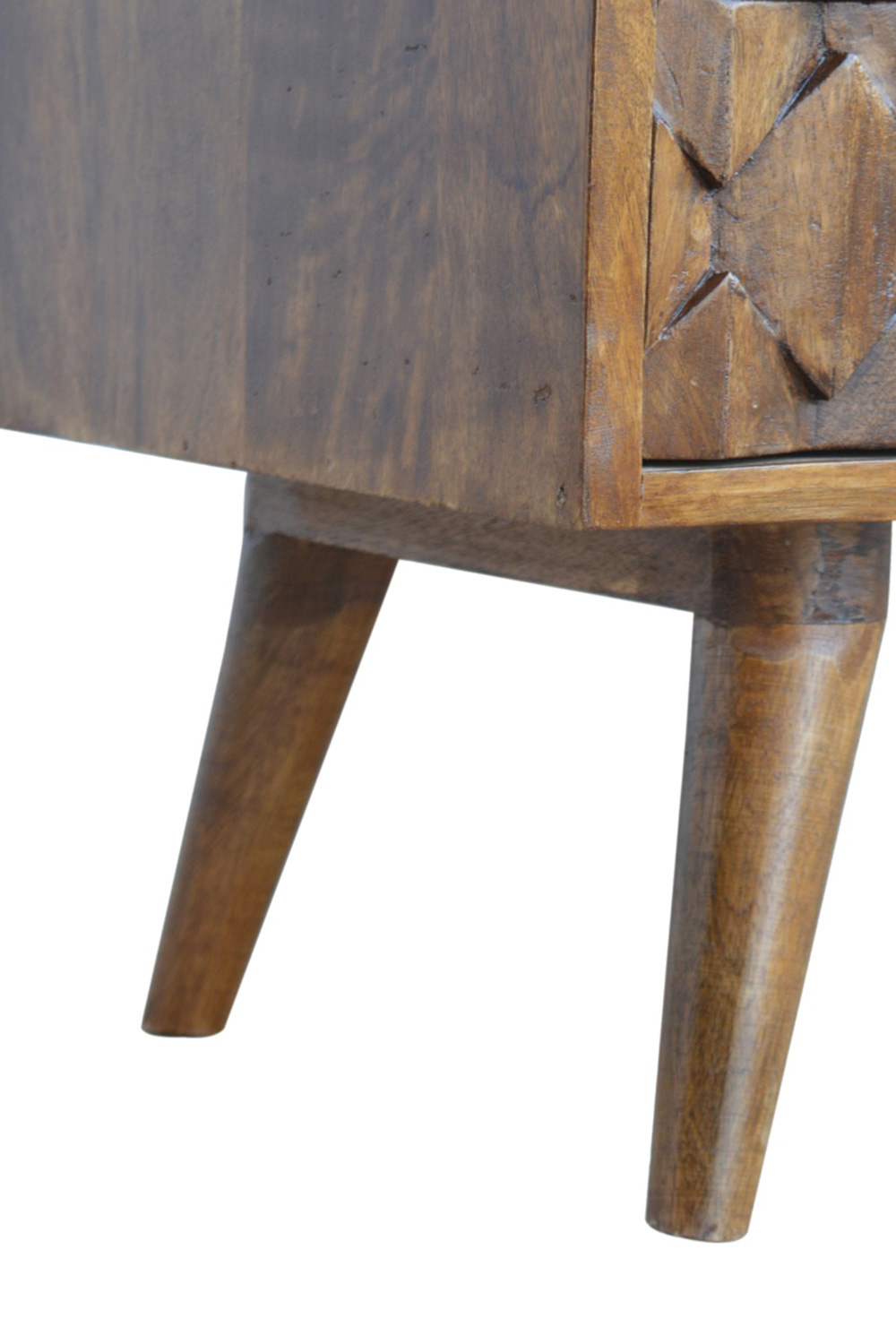 Artisan - Pineapple Carved Media Unit in Chestnut