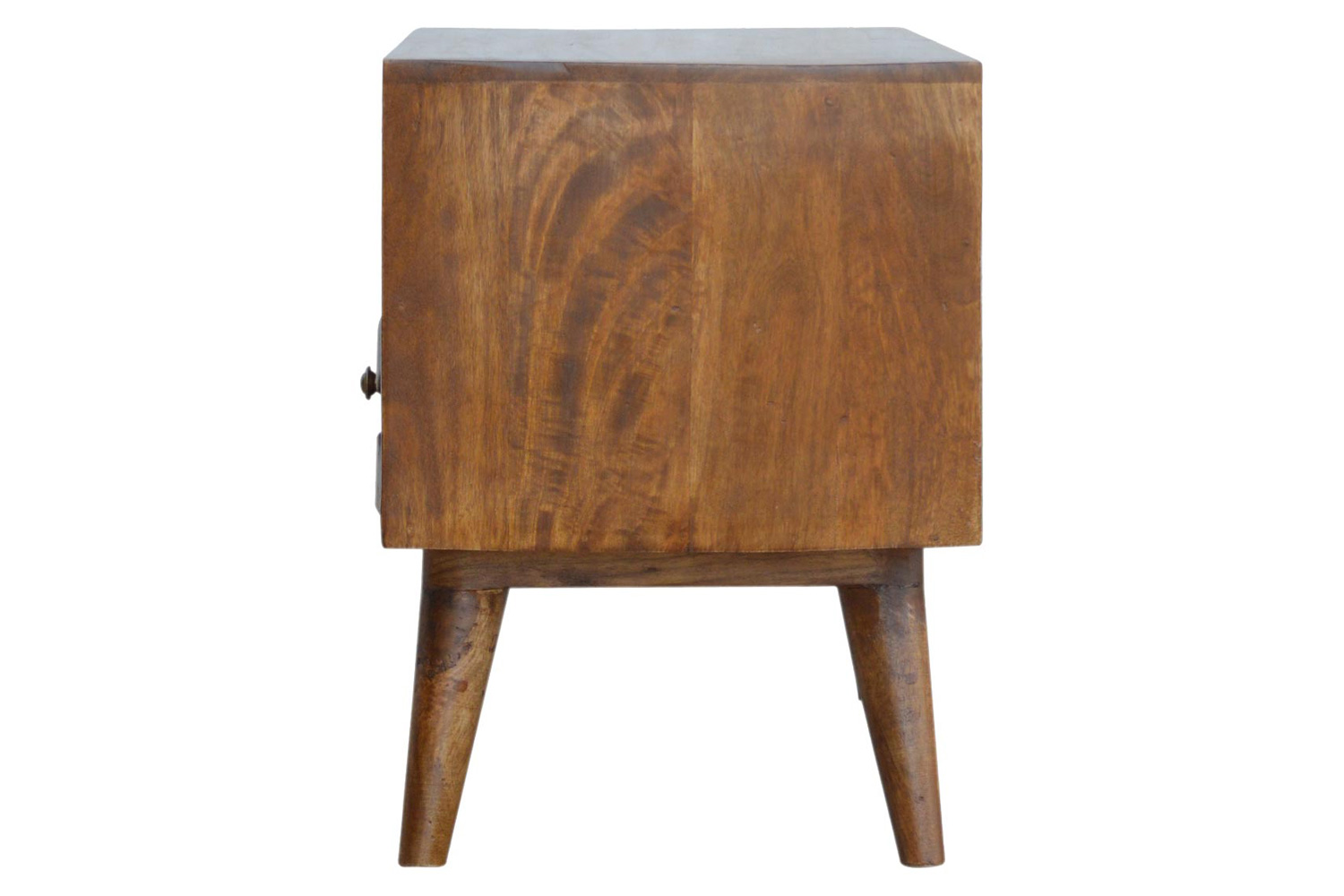 Artisan - Pineapple Carved Media Unit in Chestnut