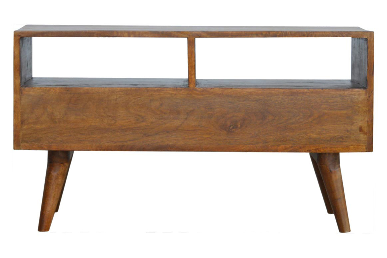 Artisan - Pineapple Carved Media Unit in Chestnut