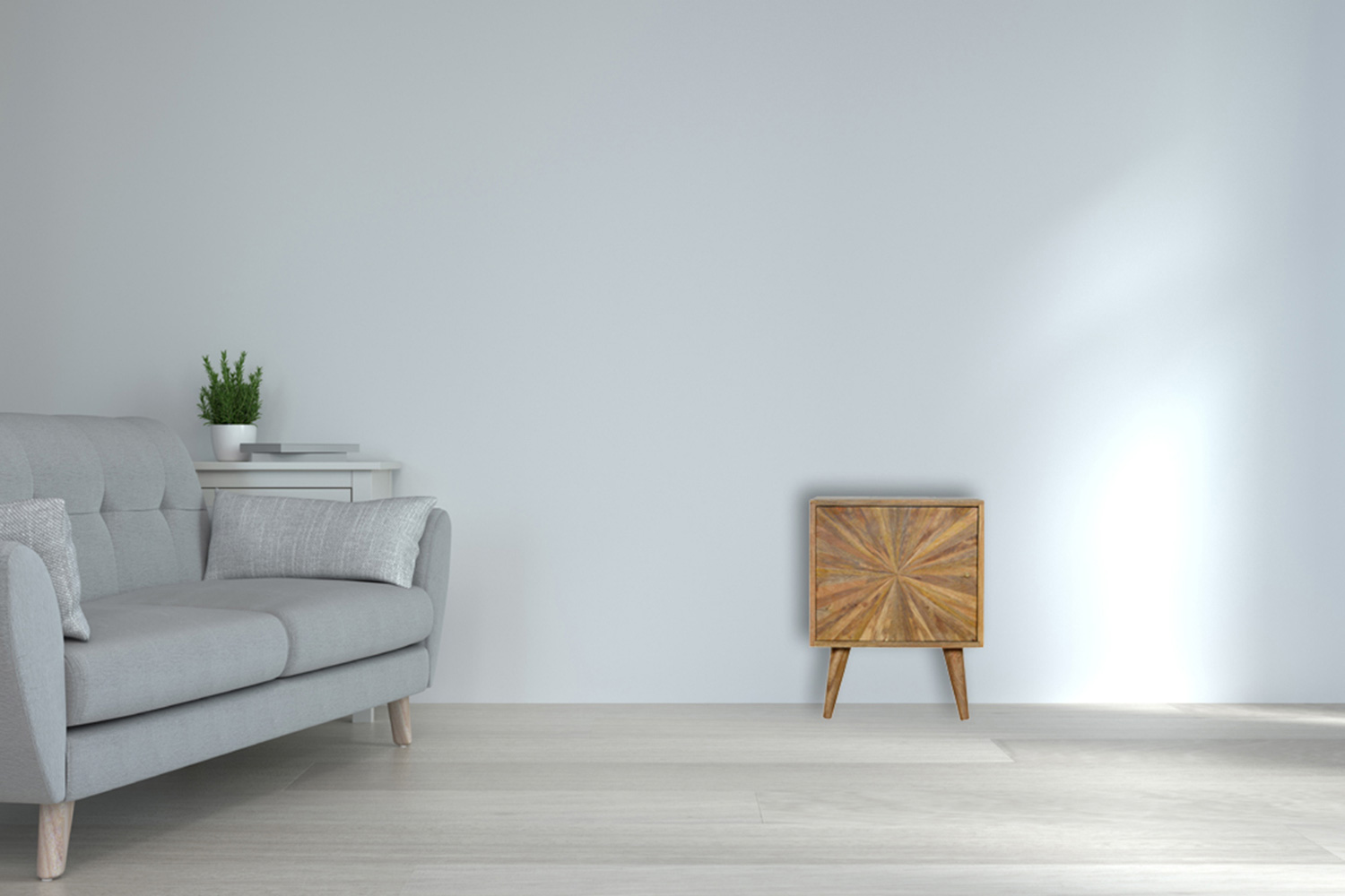 Artisan Sunrise Bedside - Oak-ish