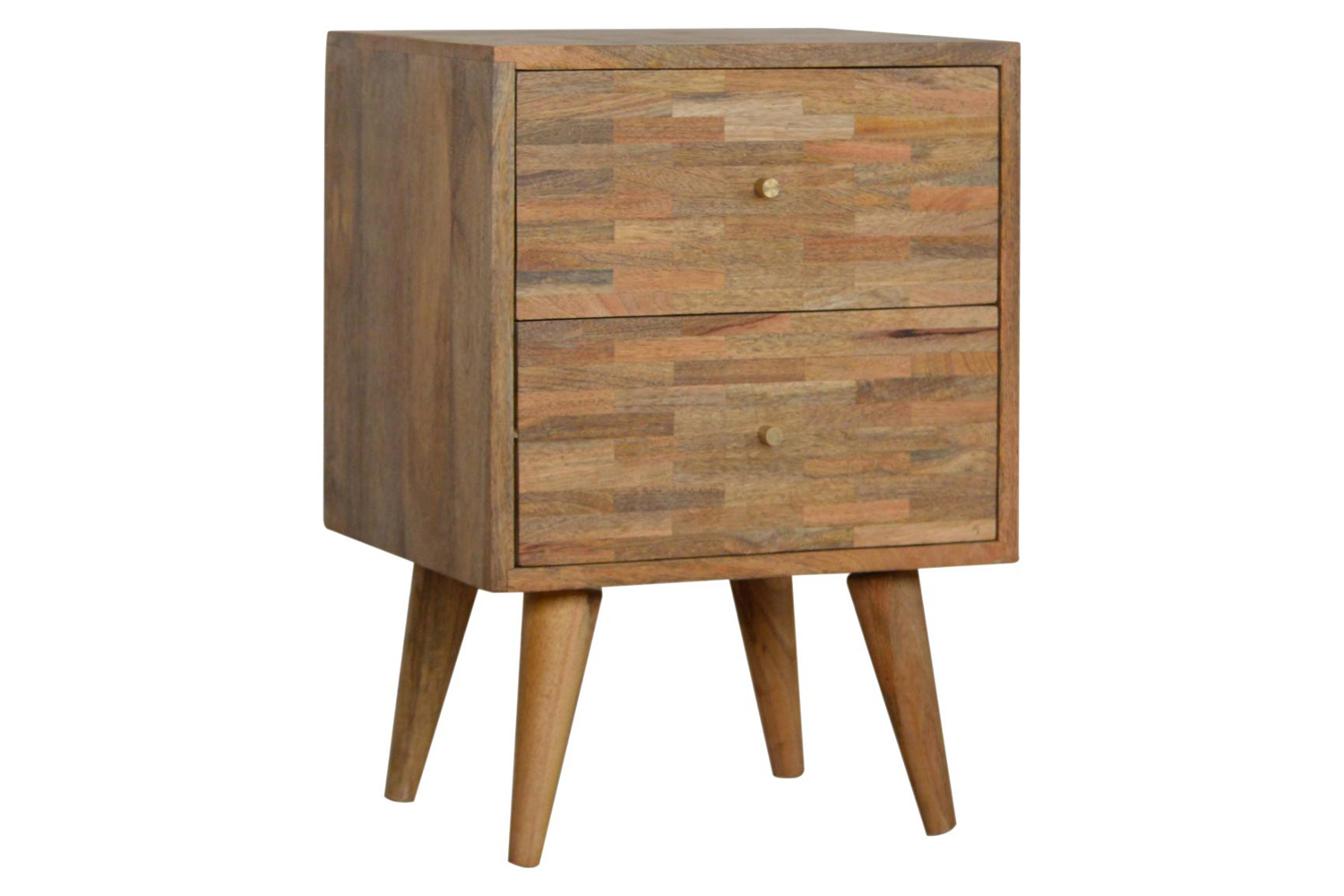 Artisan Mixed Bedside - Oak-ish
