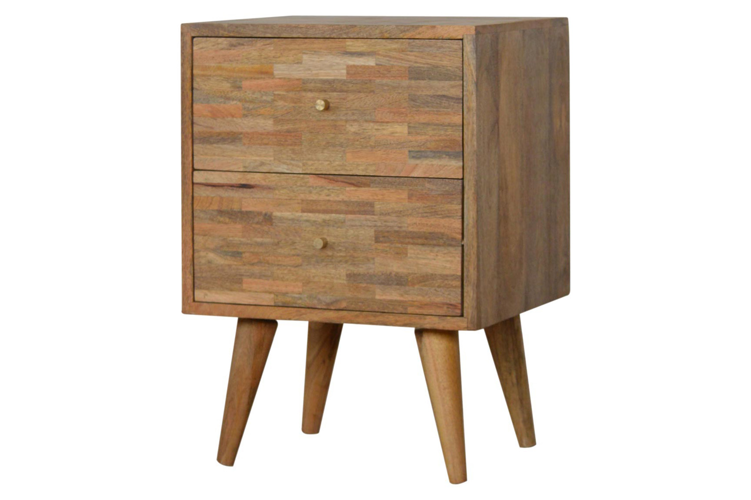 Artisan Mixed Bedside - Oak-ish