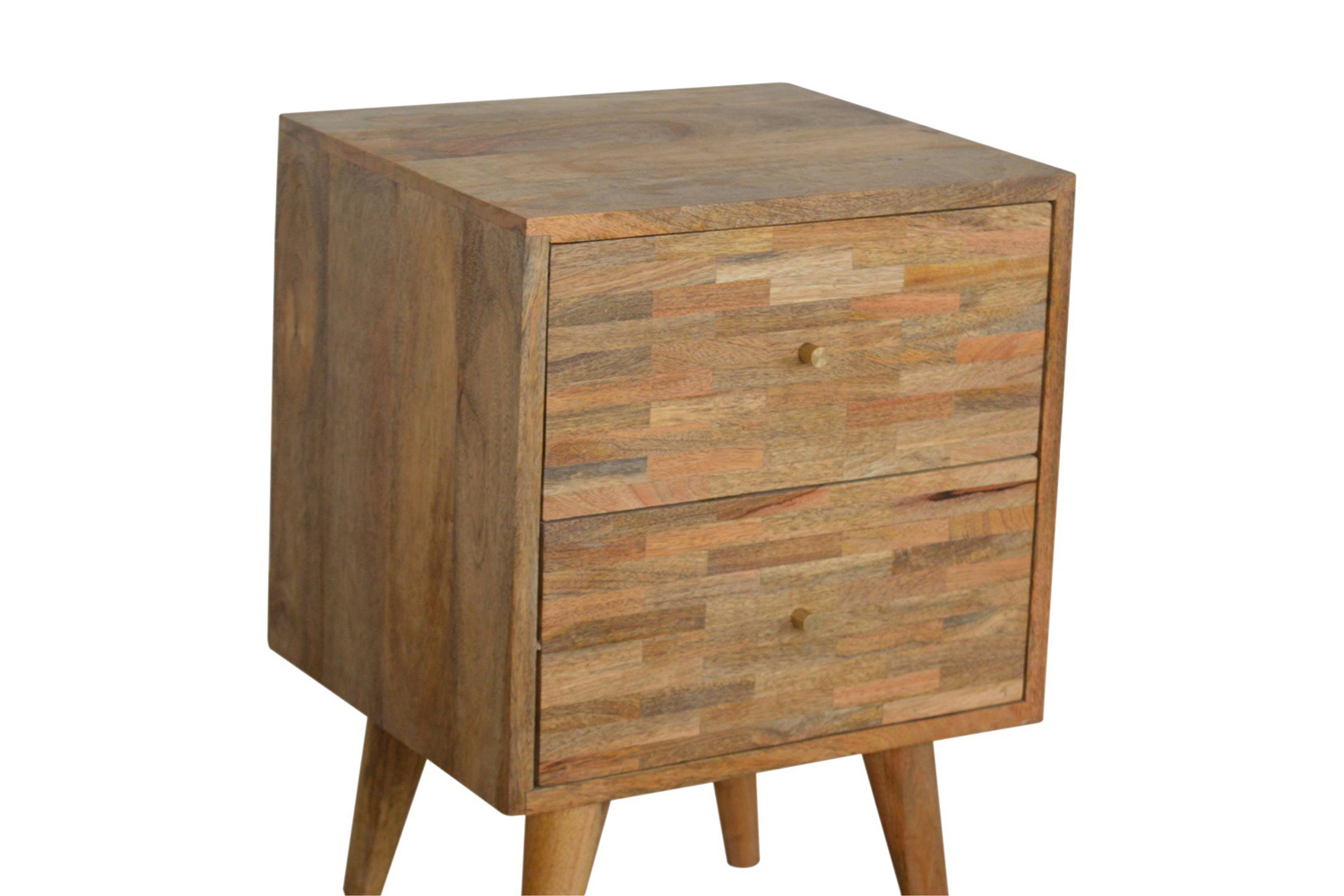Artisan Mixed Bedside - Oak-ish