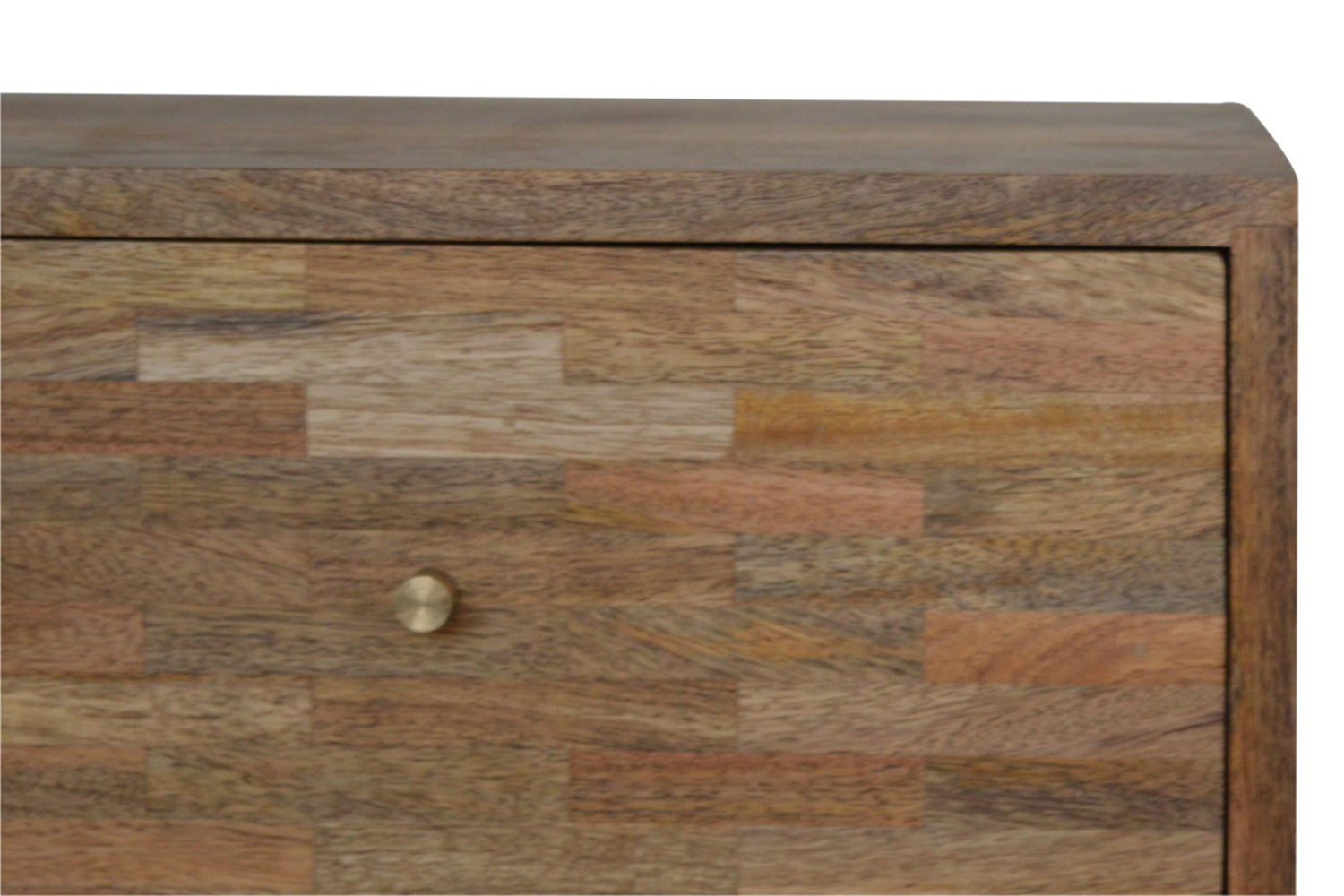 Artisan Mixed Bedside - Oak-ish