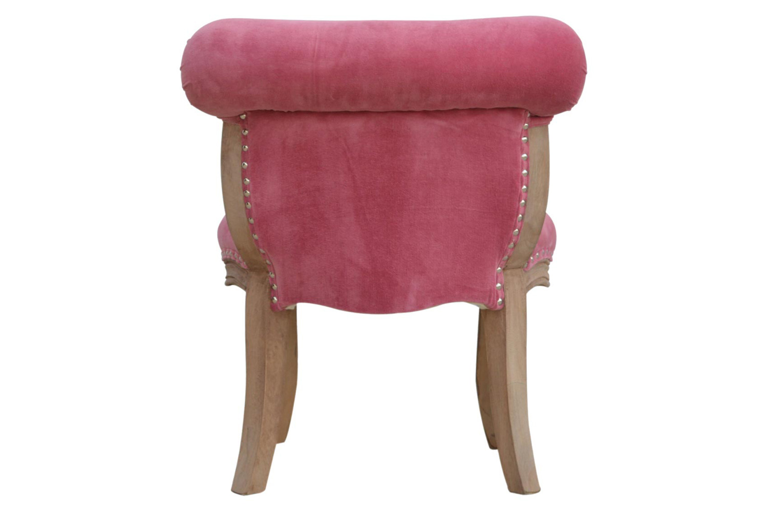 Artisan Studded Chair - Velvet, Pink