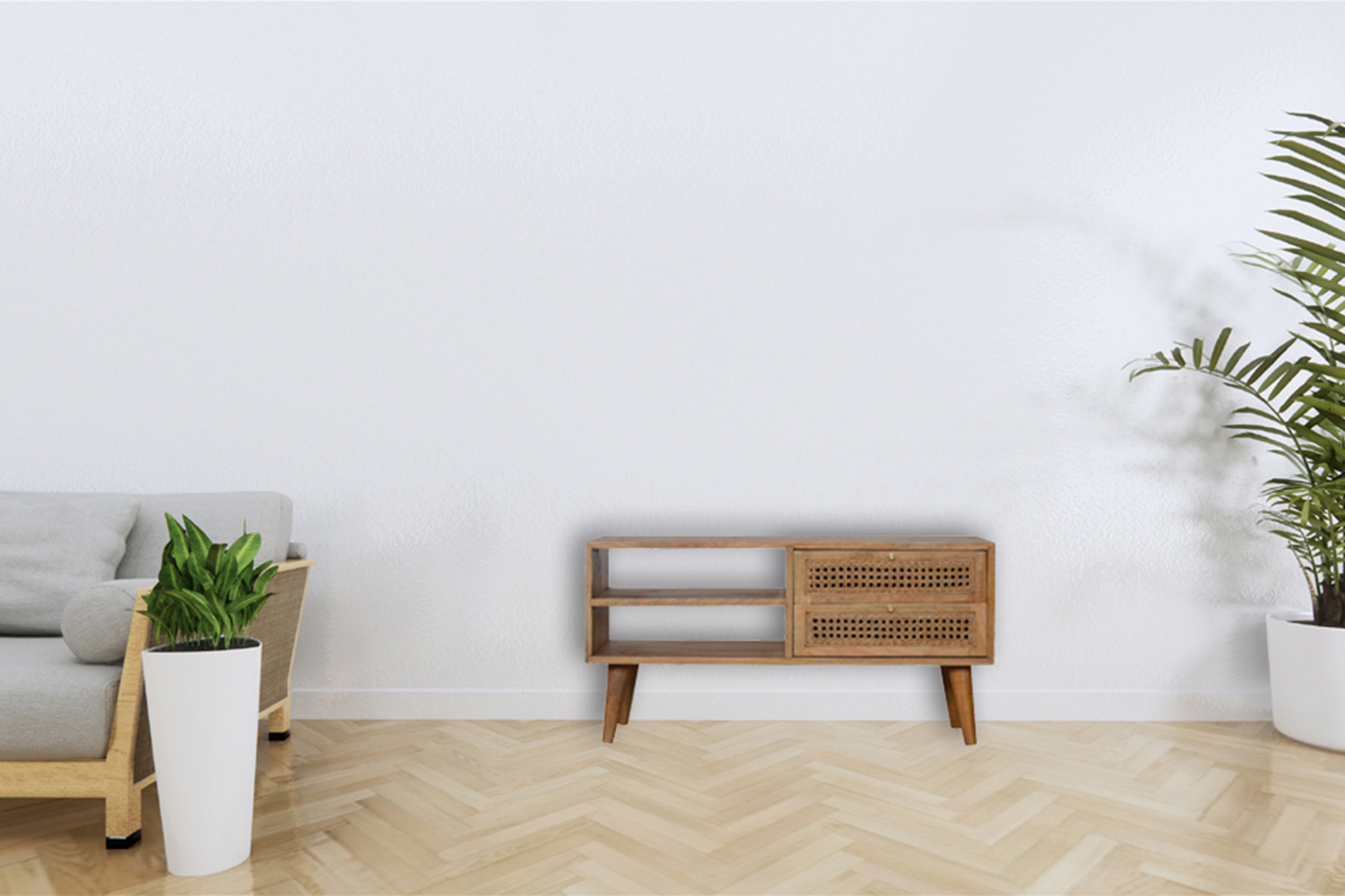 Artisan - Rattan Media Unit