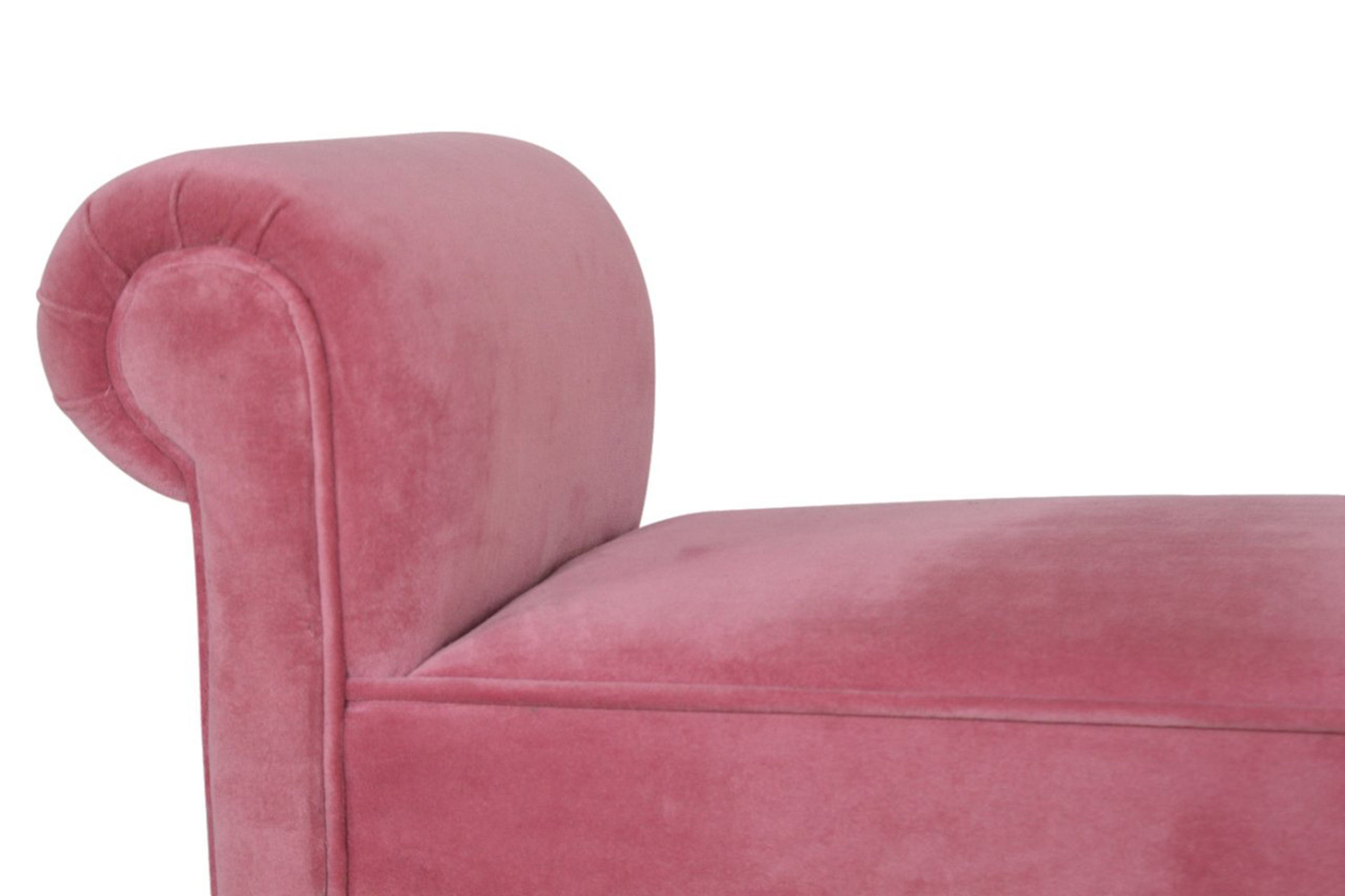 Artisan Bedroom Bench - Pink, Velvet