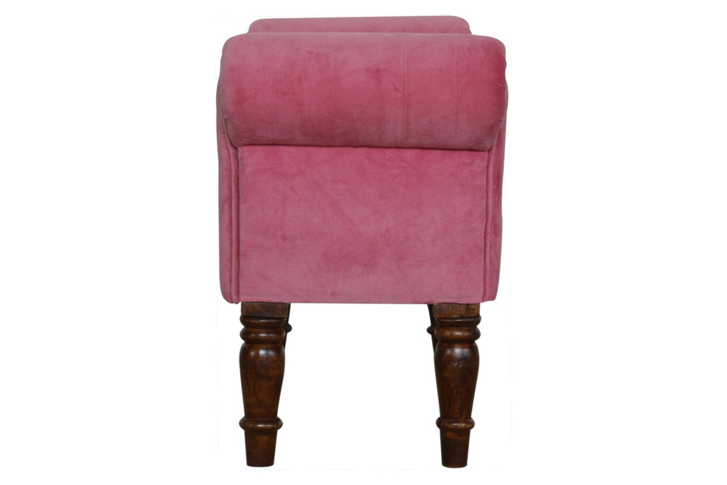 Artisan Bedroom Bench - Pink, Velvet