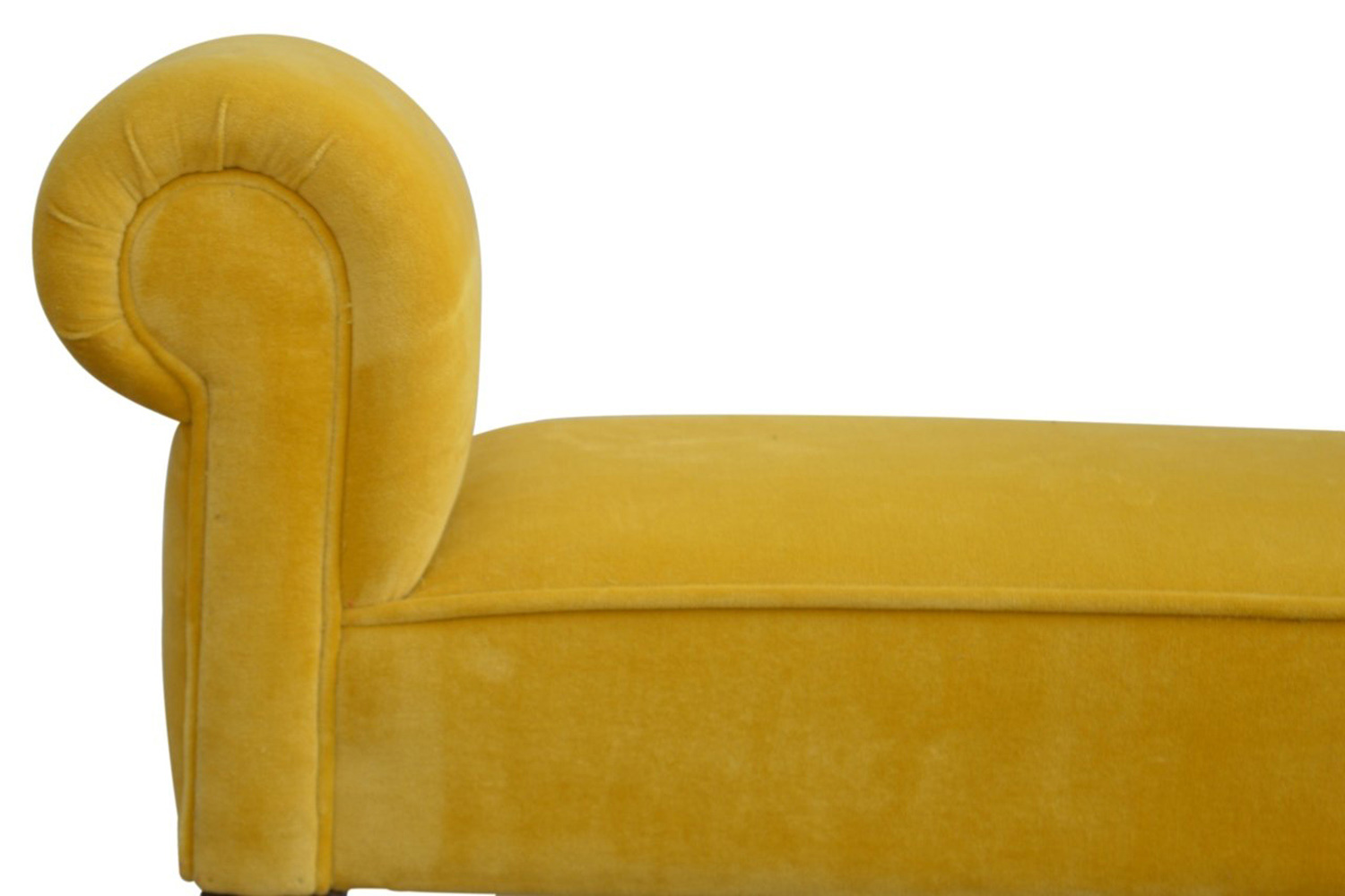 Artisan Bedroom Bench - Mustard, Velvet