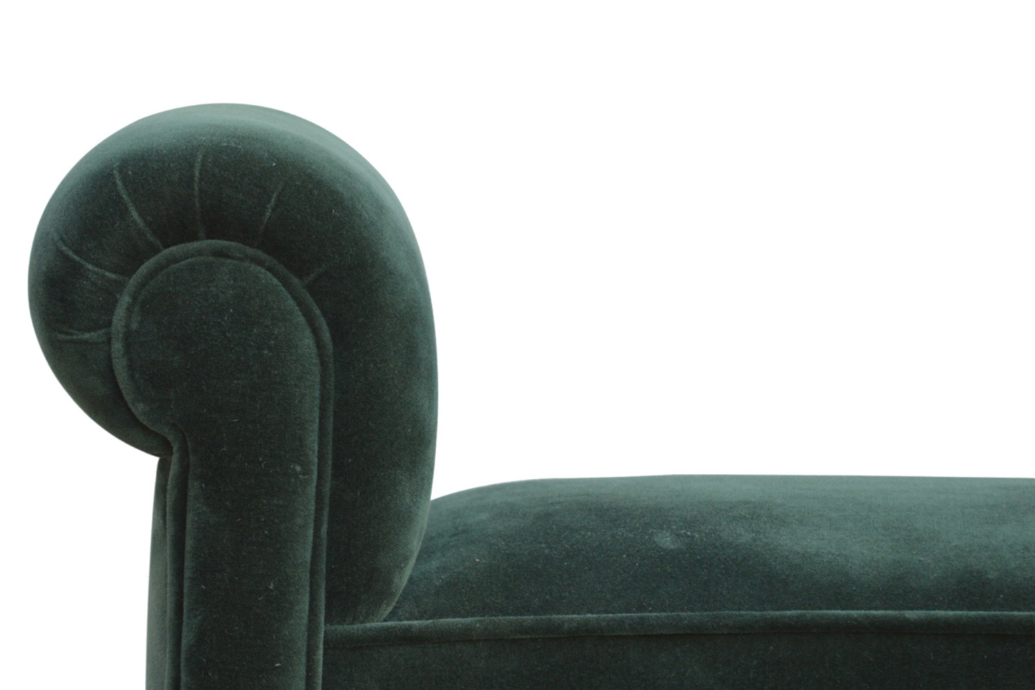 Artisan Bedroom Bench - Emerald Green, Velvet