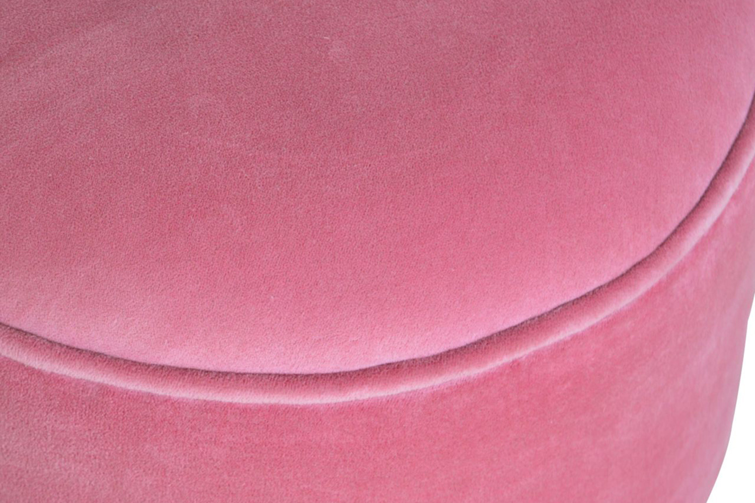 Artisan Nordic Style Footstool - Pink, Velvet