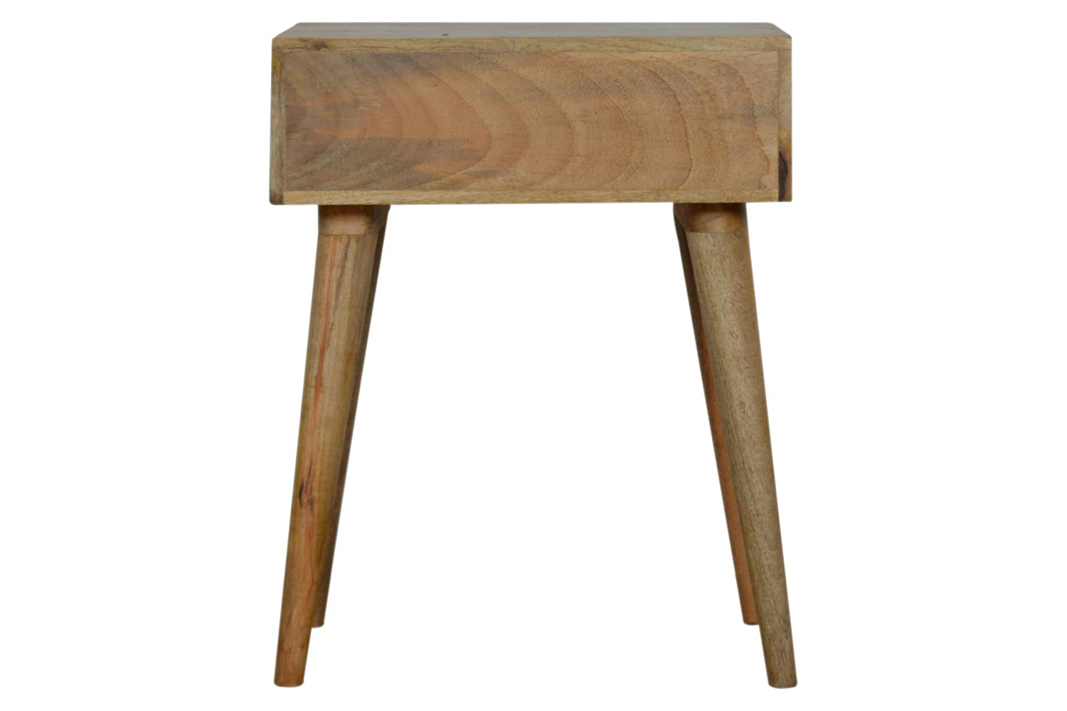 Artisan Bone Inlay Bedside with 1 Drawers - Oak-ish, Scandinavian