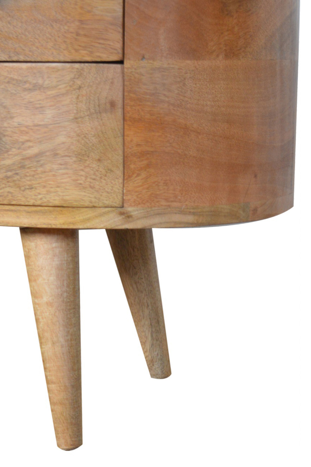 Artisan Rounded Entertainment Unit - Oak-ish