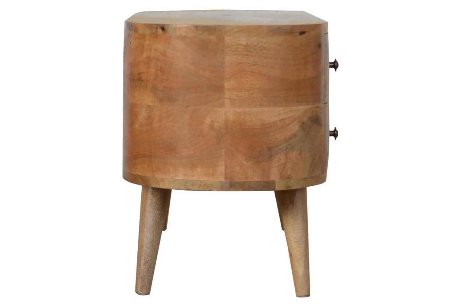 Artisan Rounded Entertainment Unit - Oak-ish