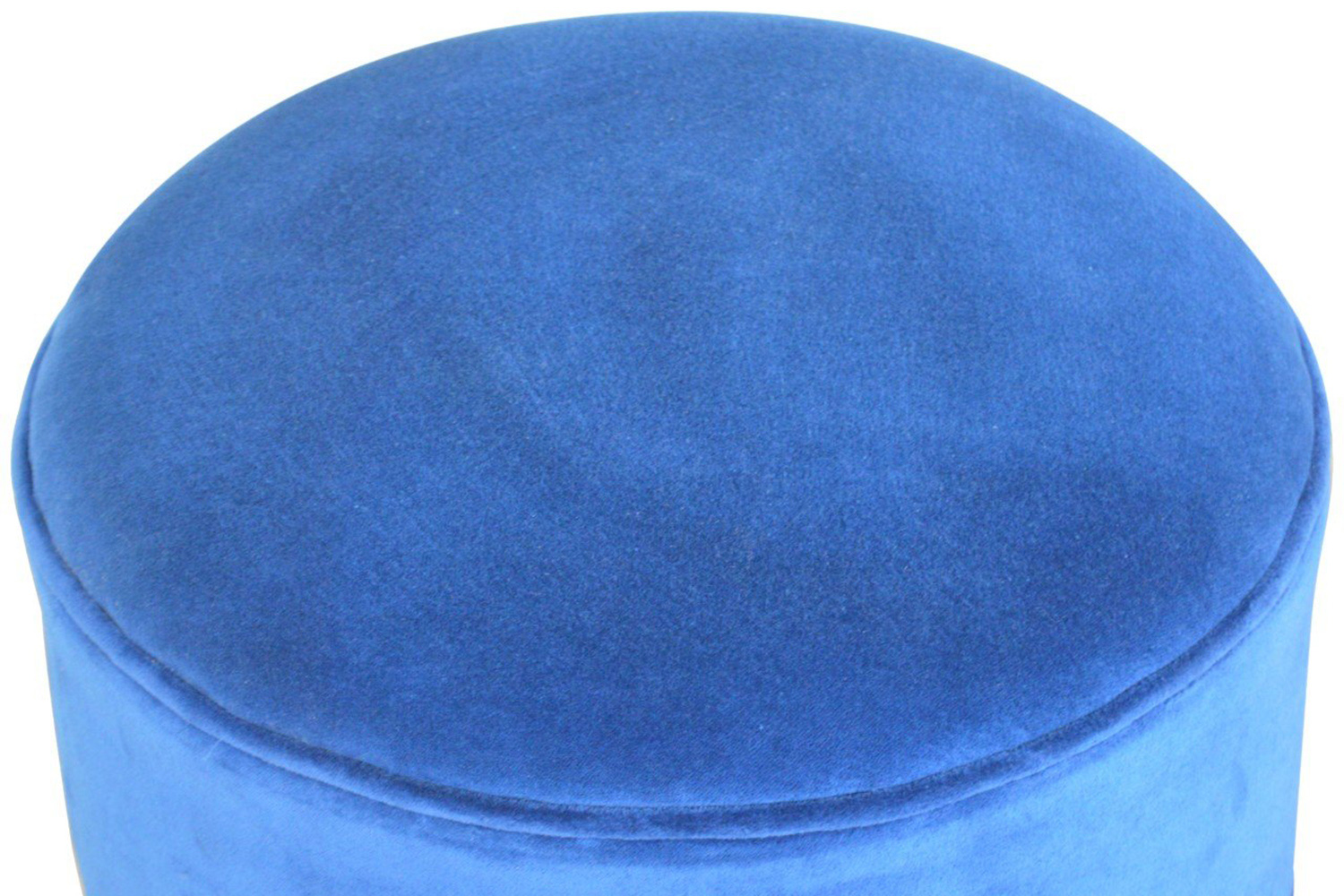 Artisan Nordic Style Footstool - Royal Blue, Velvet