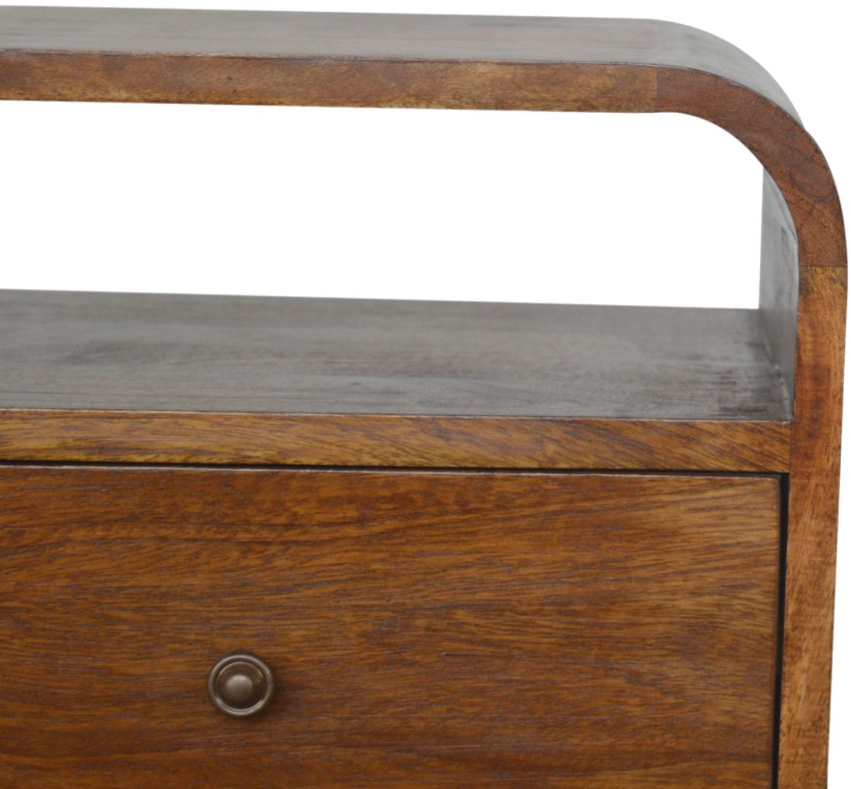 Artisan - Chestnut Curve 2 Drawer Nightstand