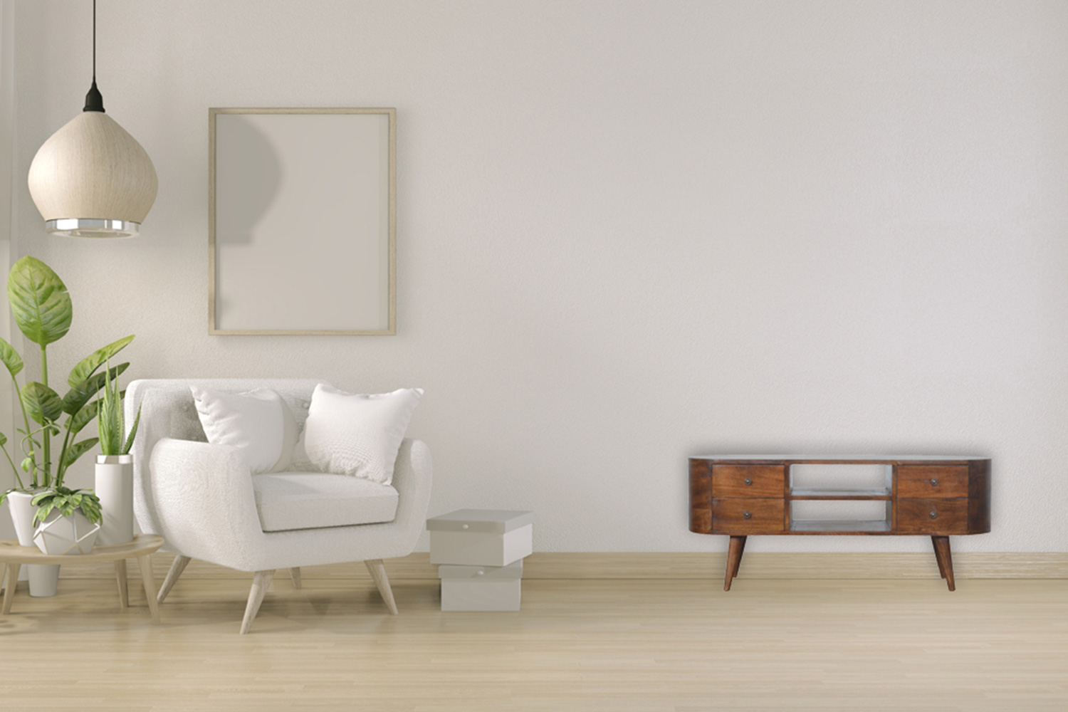 Artisan - Rounded Entertainment Unit