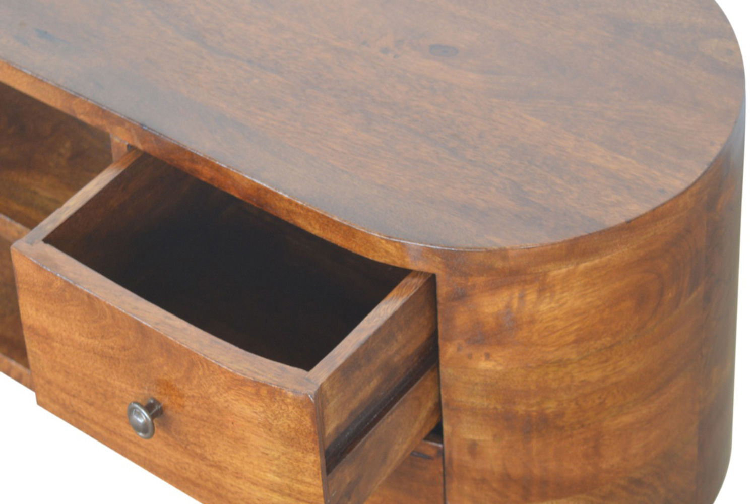 Artisan Rounded Entertainment Unit - Chestnut