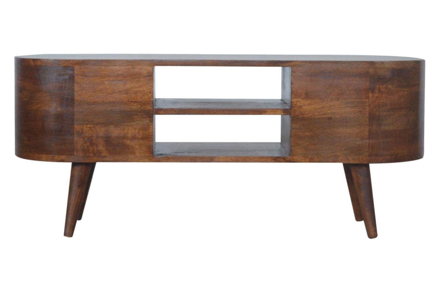 Artisan Rounded Entertainment Unit - Chestnut