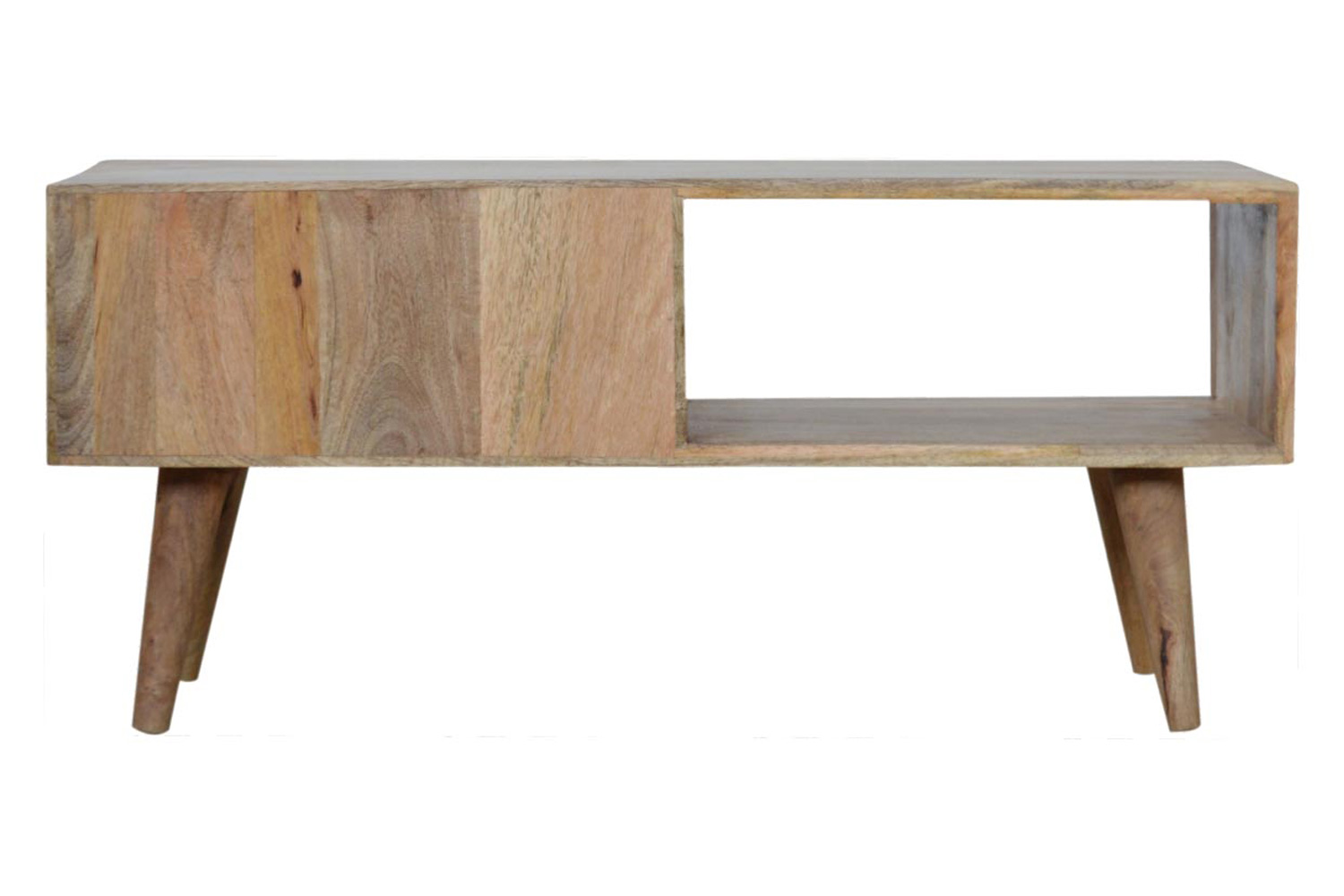 Artisan - Honeycomb Carved Sliding Door Media Unit