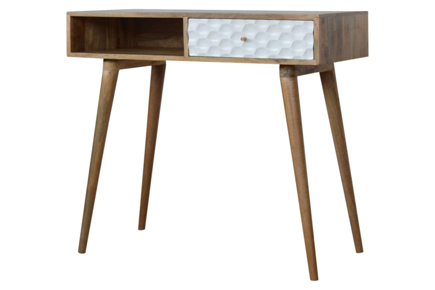 Artisan - Honeycomb Carved Writing Desk