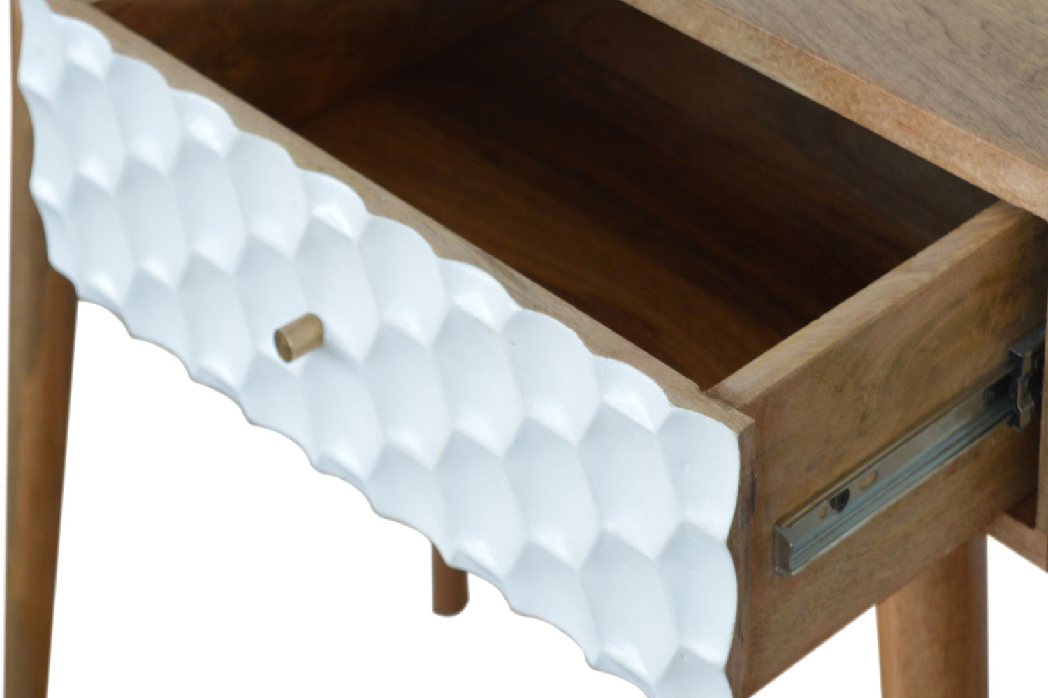 Artisan - Honeycomb Carved Writing Desk