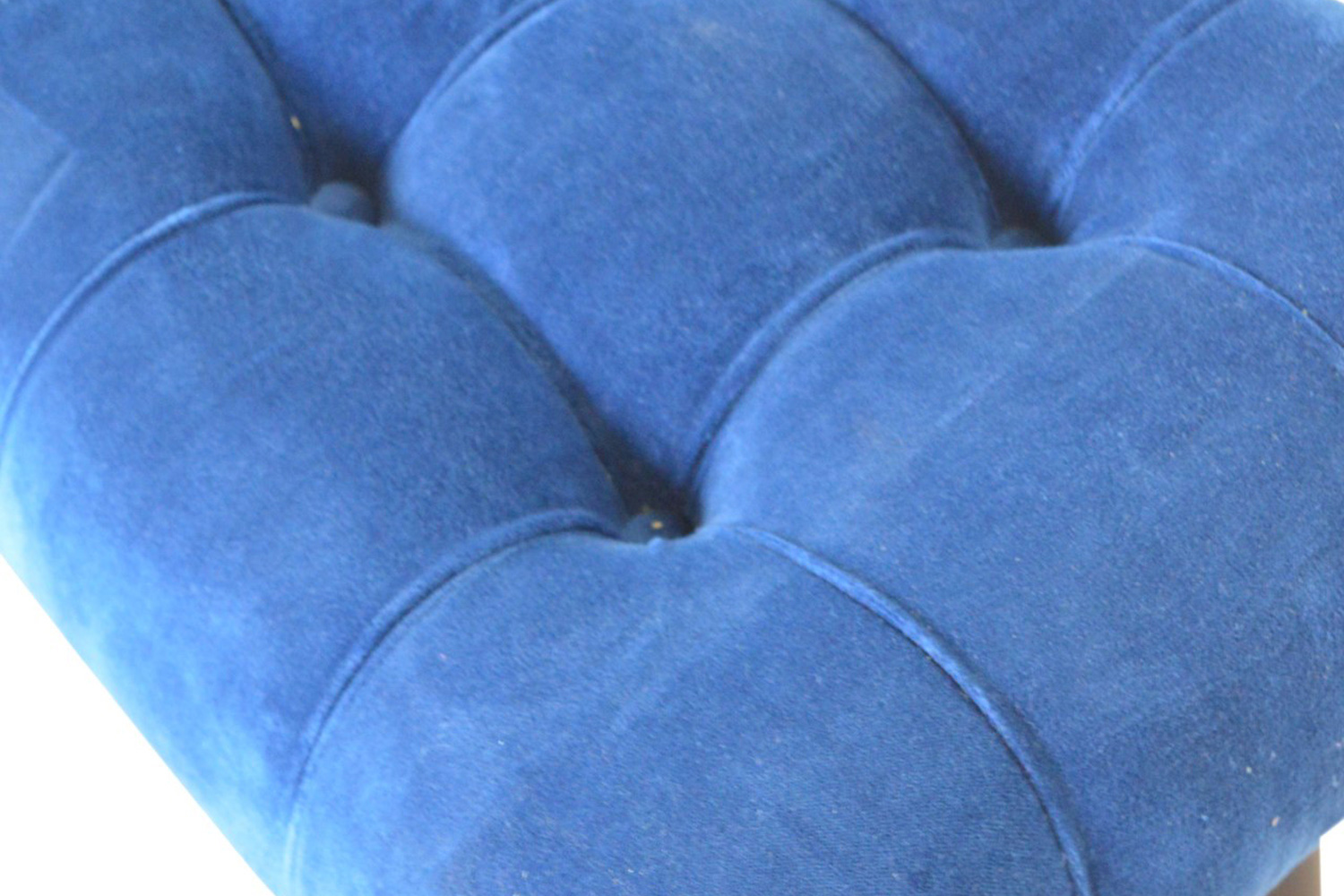 Artisan Curved Bench - Royal Blue, Velvet