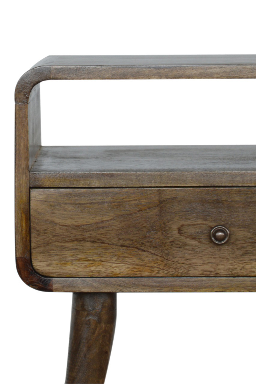 Artisan Curved Console Table - Gray Washed