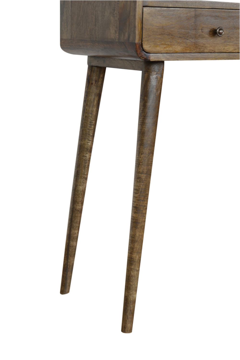 Artisan Curved Console Table - Gray Washed