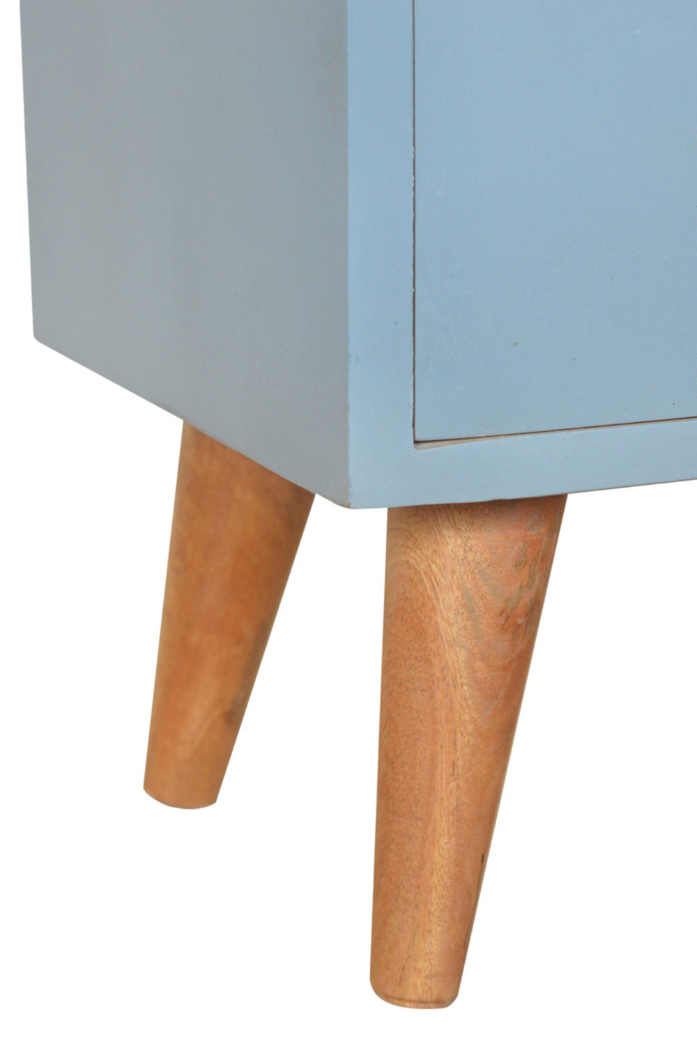 Artisan Hand Painted Bedside - Blue