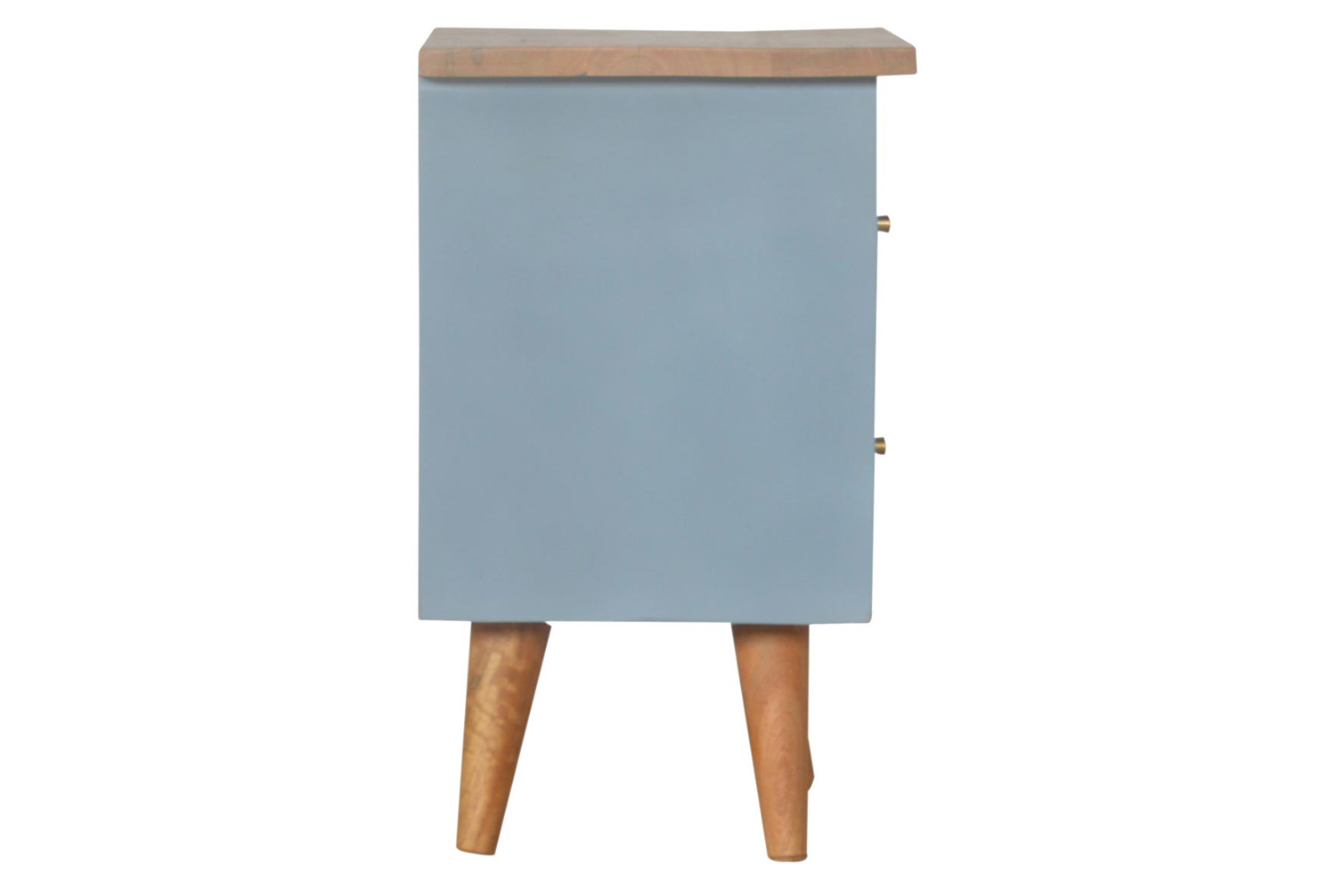 Artisan Hand Painted Bedside - Blue
