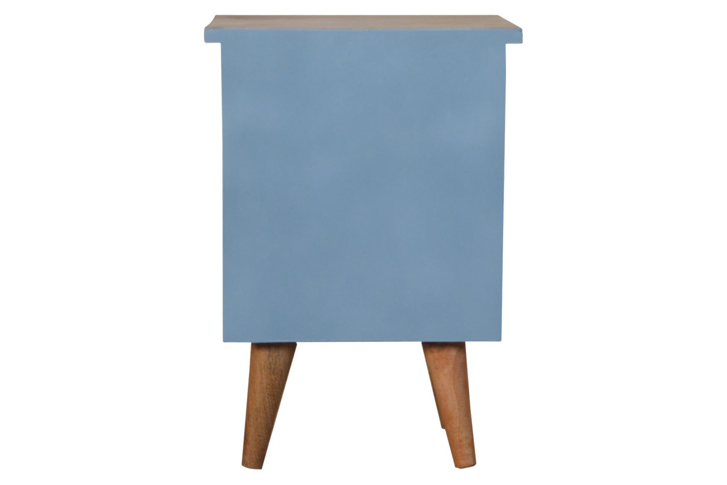 Artisan Hand Painted Bedside - Blue