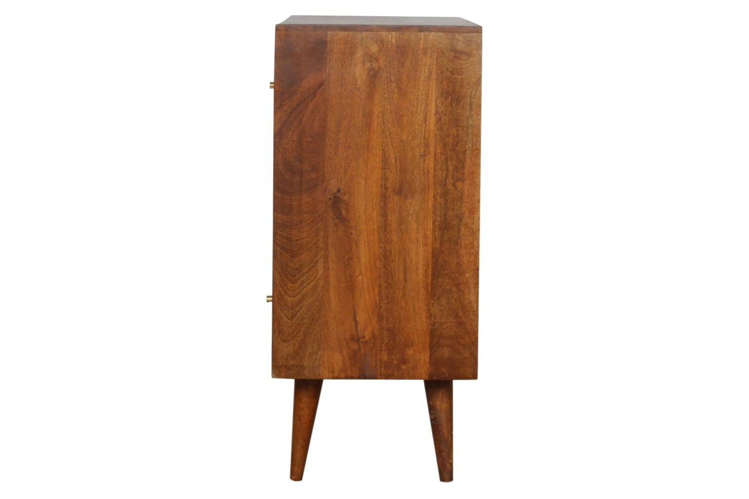 Artisan - Tile Carved Chest in Chestnut