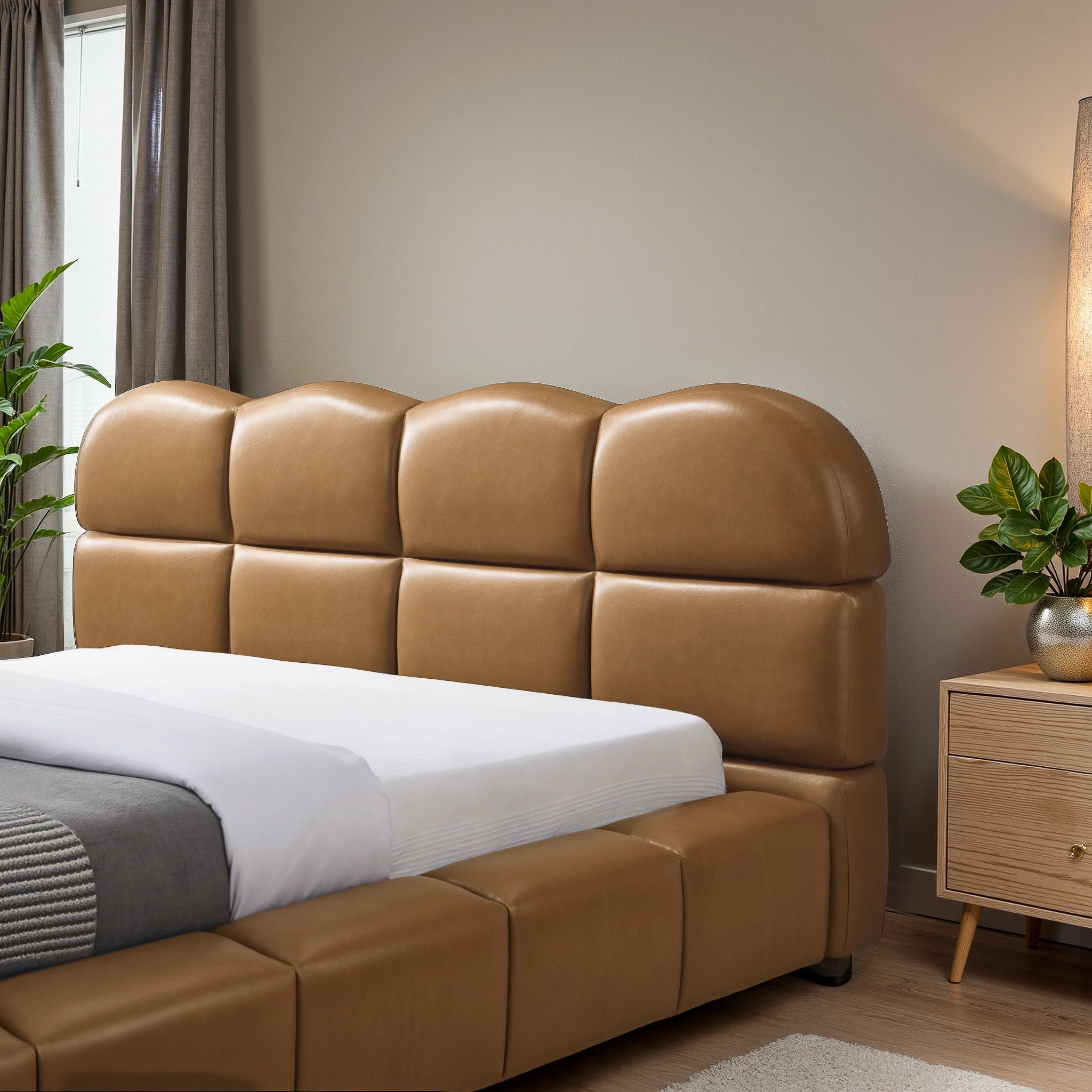 Ashcroft - Roswell Luxurious Queen Size Platform Bed