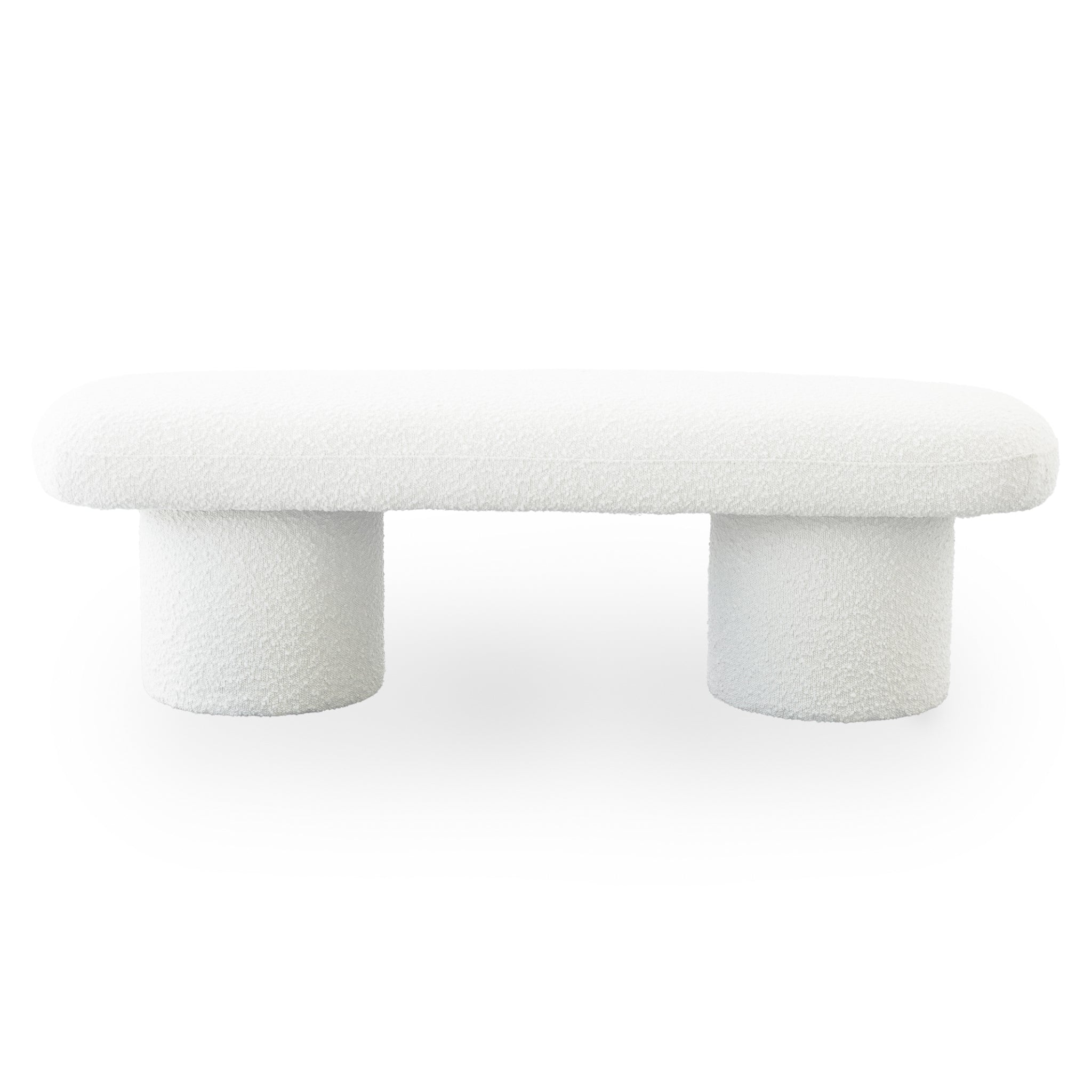 Ashcroft - Randolph Ivory Boucle Bench