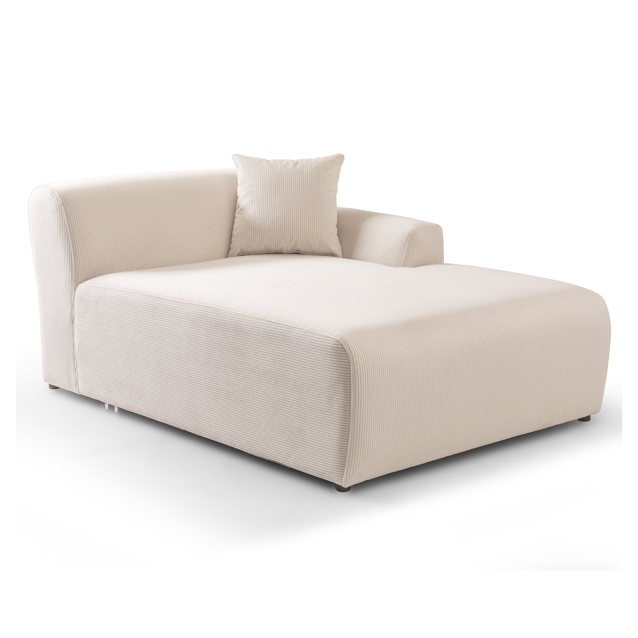 Ashcroft - Mar U-Shape Corner Sofa - Cream Corduroy