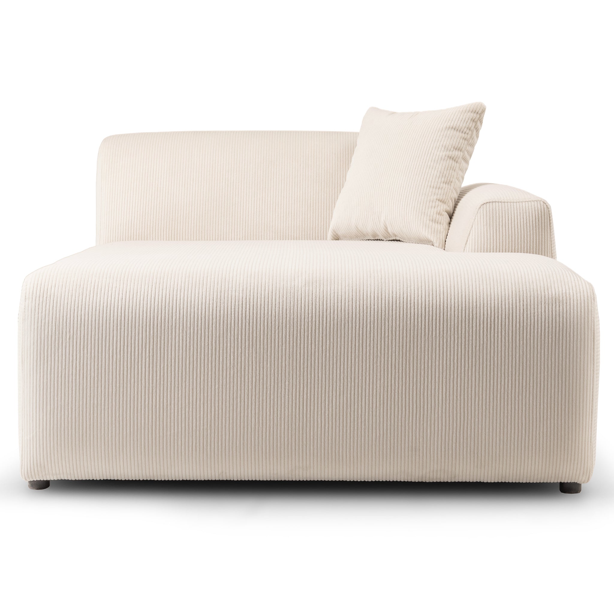 Ashcroft - Mar U-Shape Corner Sofa - Cream Corduroy
