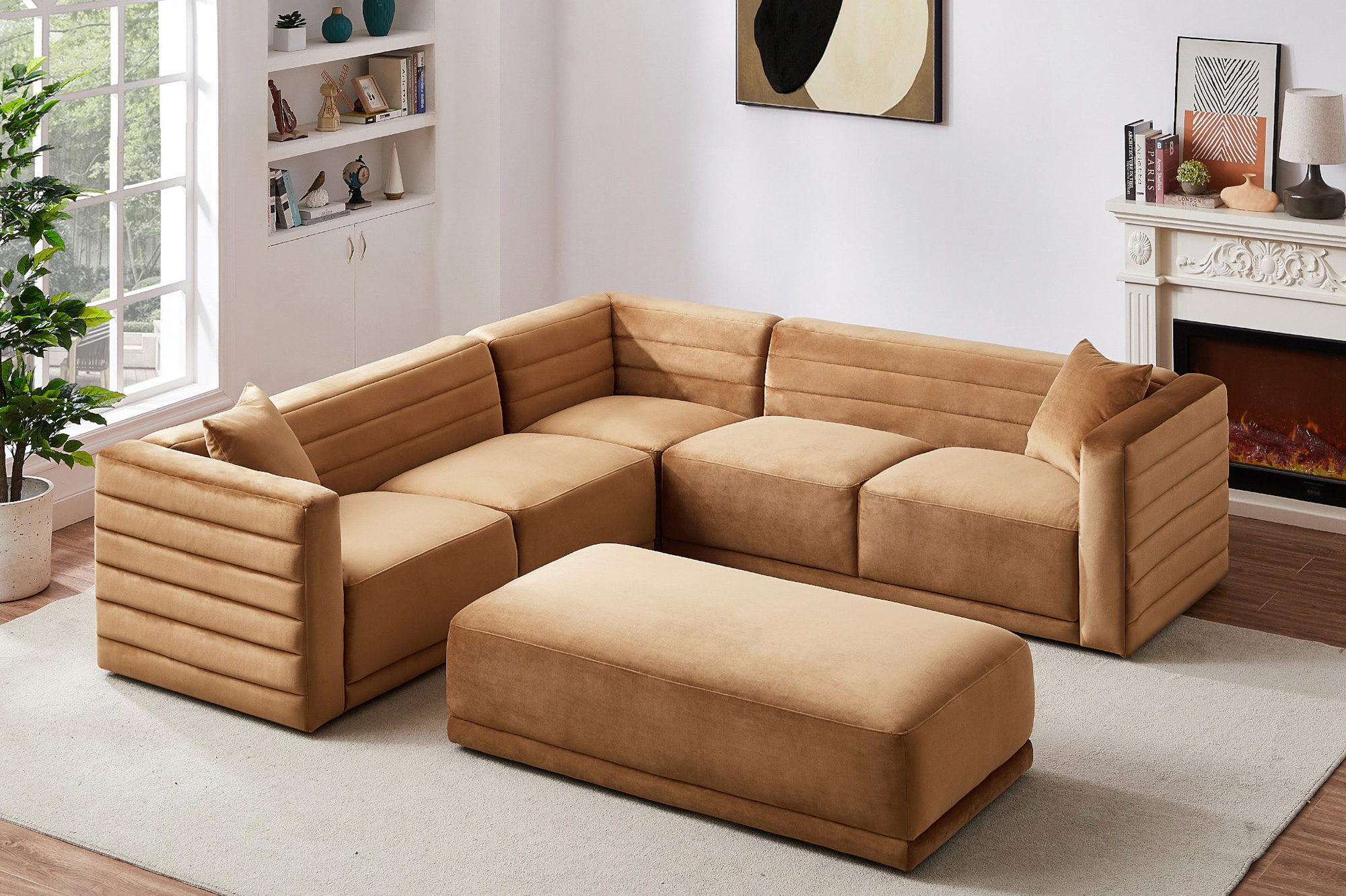 Ashcroft - Solo Modular Corner Sectional Sofa