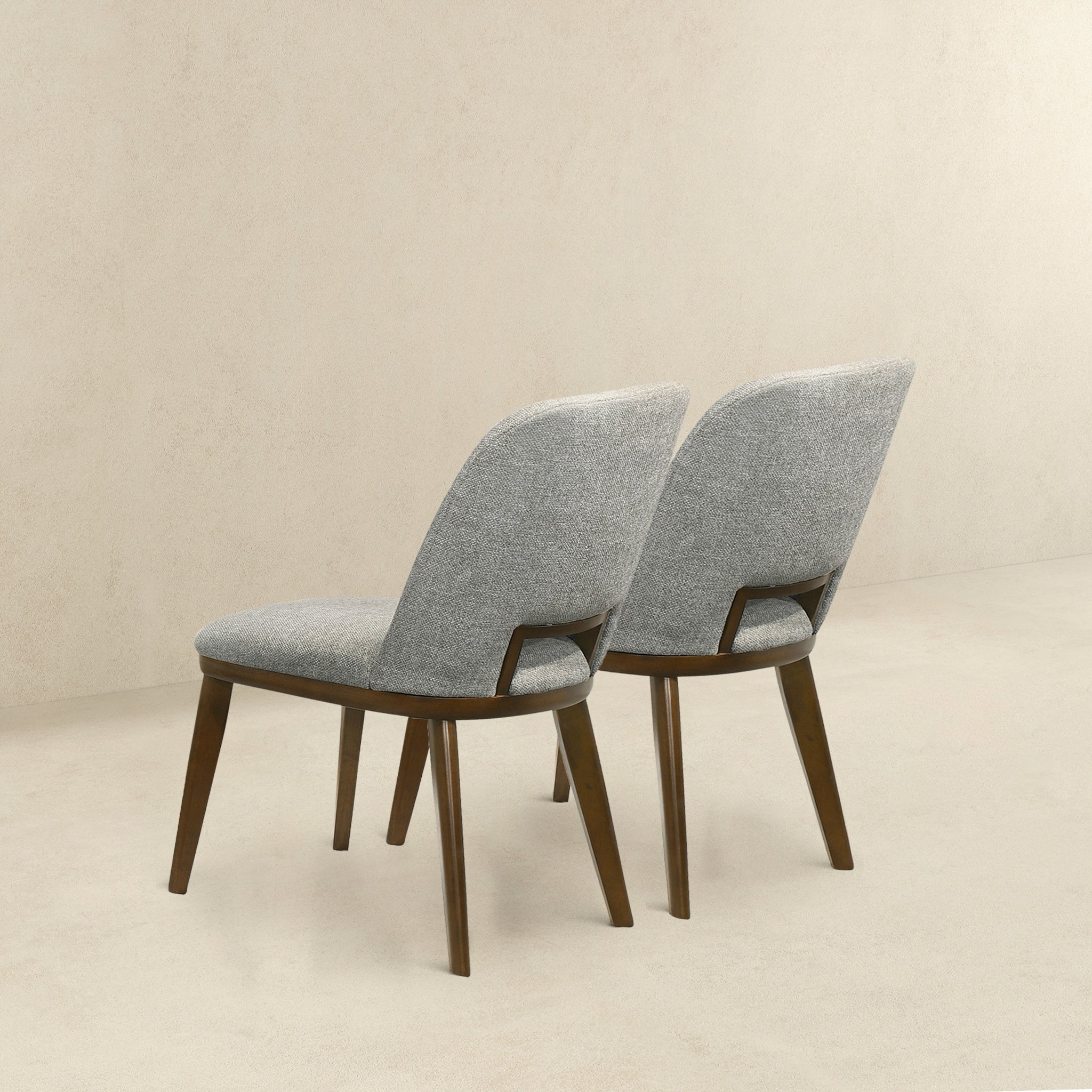 Ashcroft Blake Fabric Dining Chair (Set Of 2) - Light Gray
