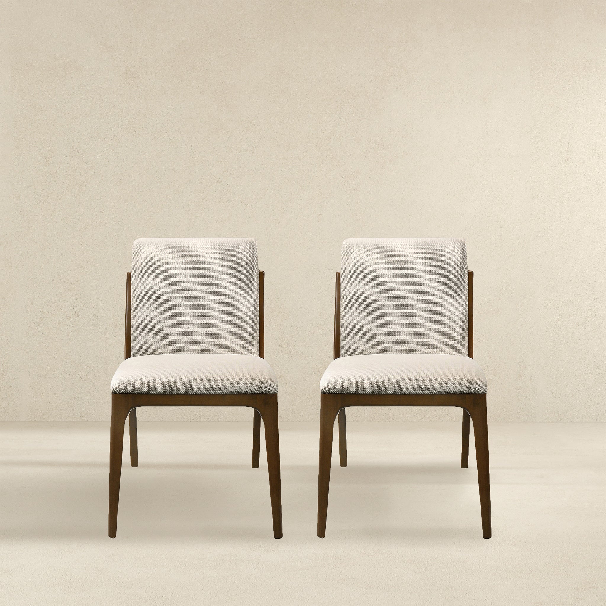 Ashcroft Grivelle Dining Chair (Set Of 2) - Cream Fabric
