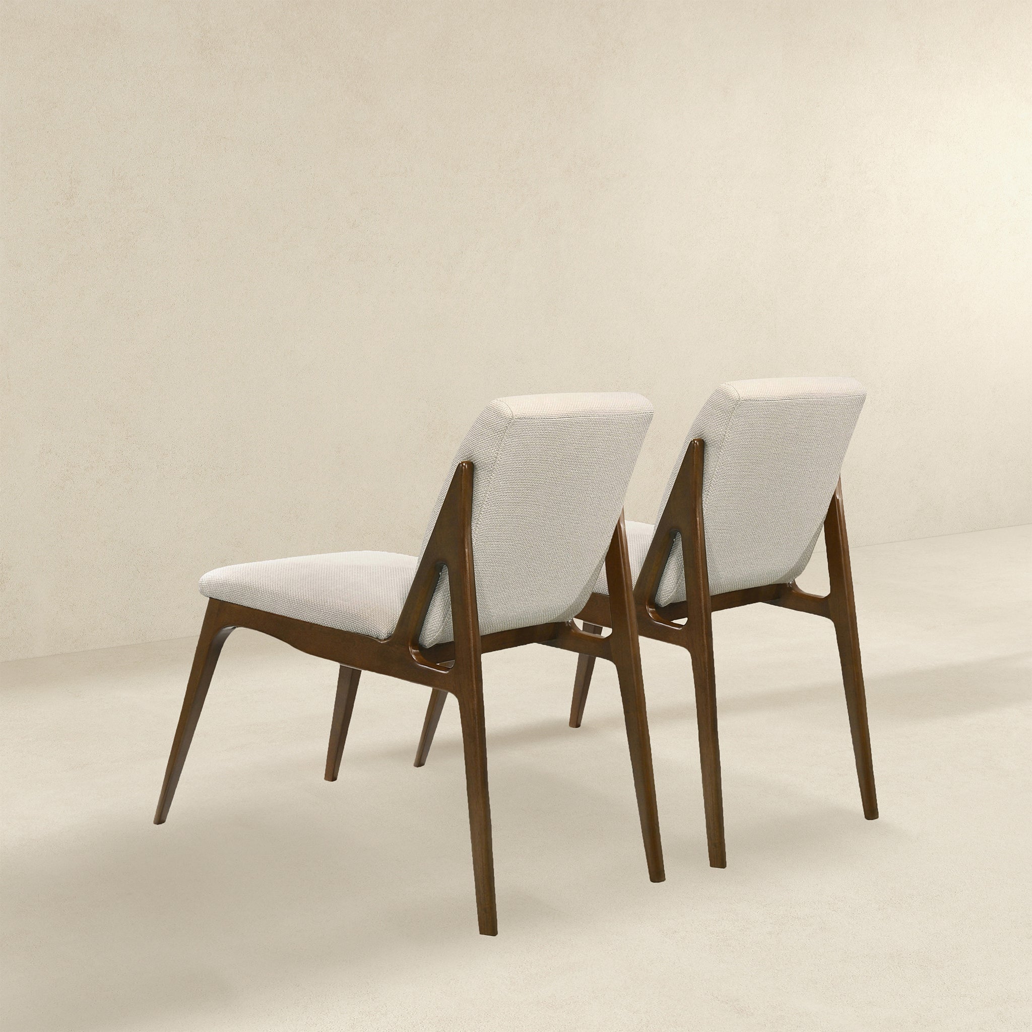 Ashcroft Grivelle Dining Chair (Set Of 2) - Cream Fabric