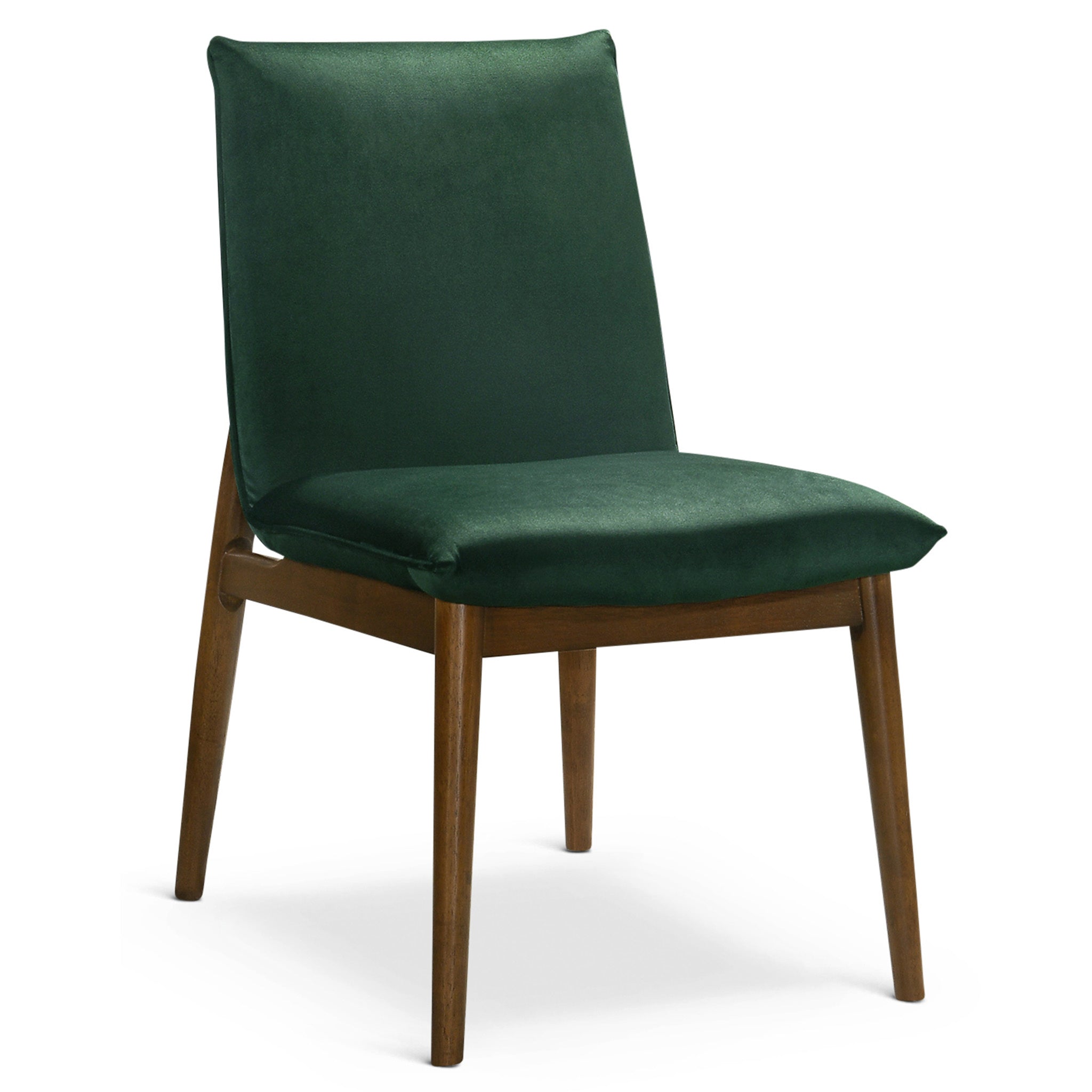Ashcroft Monza Velvet Dining Chair (Set Of 2) - Dark Green