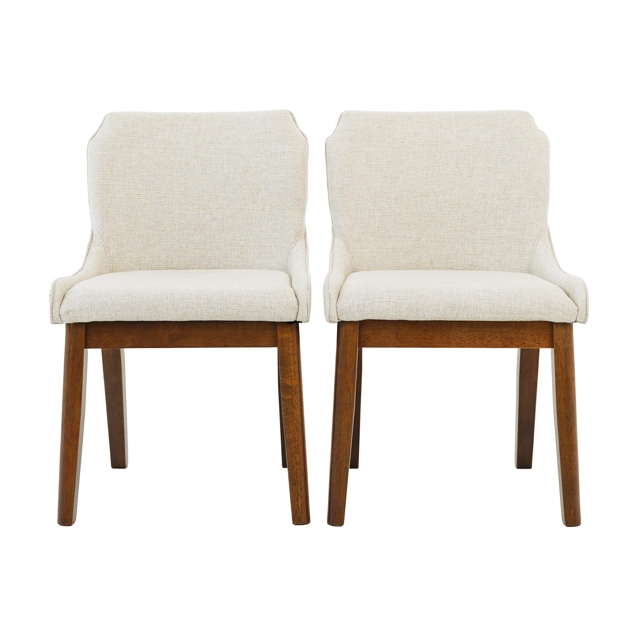 Ashcroft - Ellis Dining Chair Set of 2 in Beige Linen