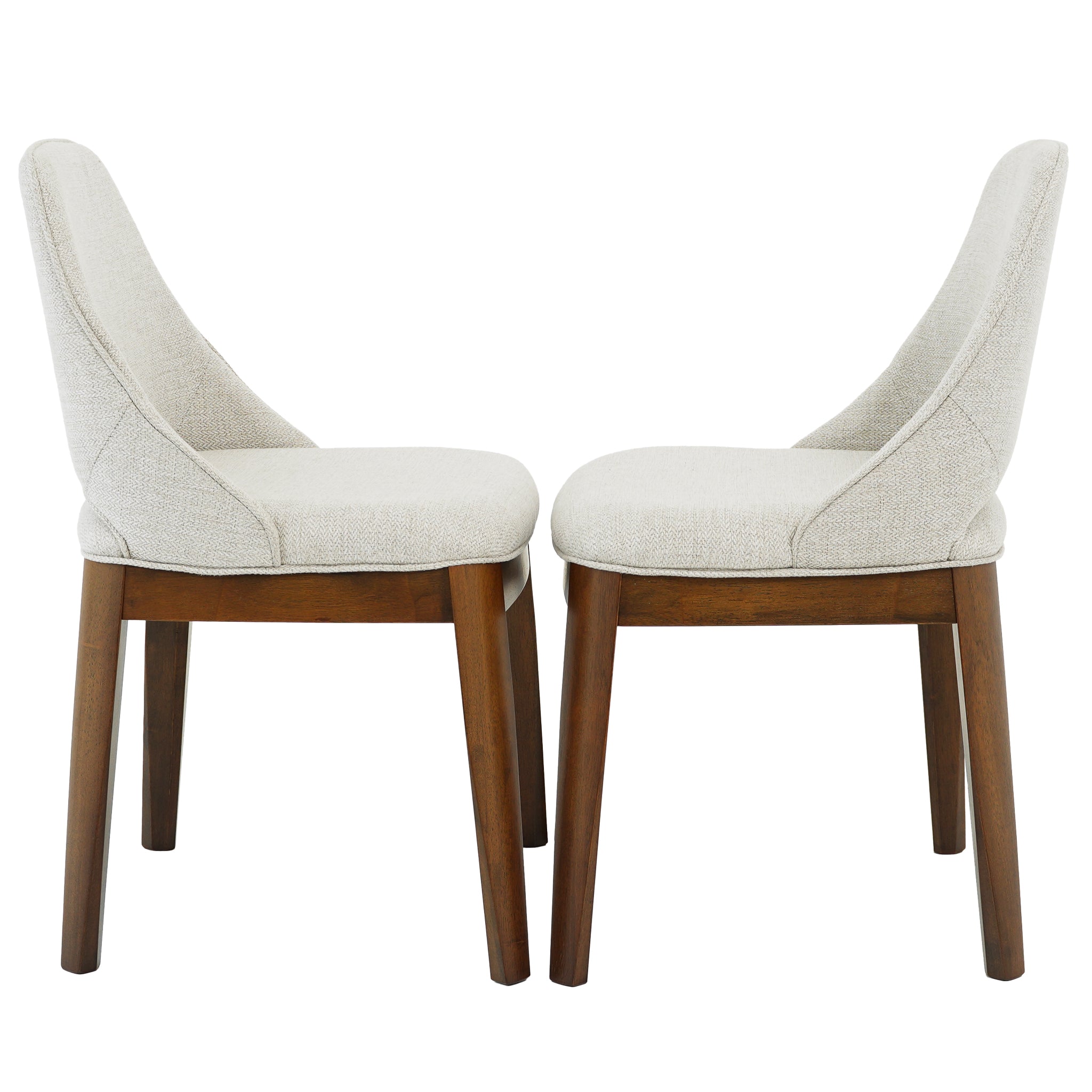 Ashcroft - Weston Dining Chair Set of 2 - Beige Linen