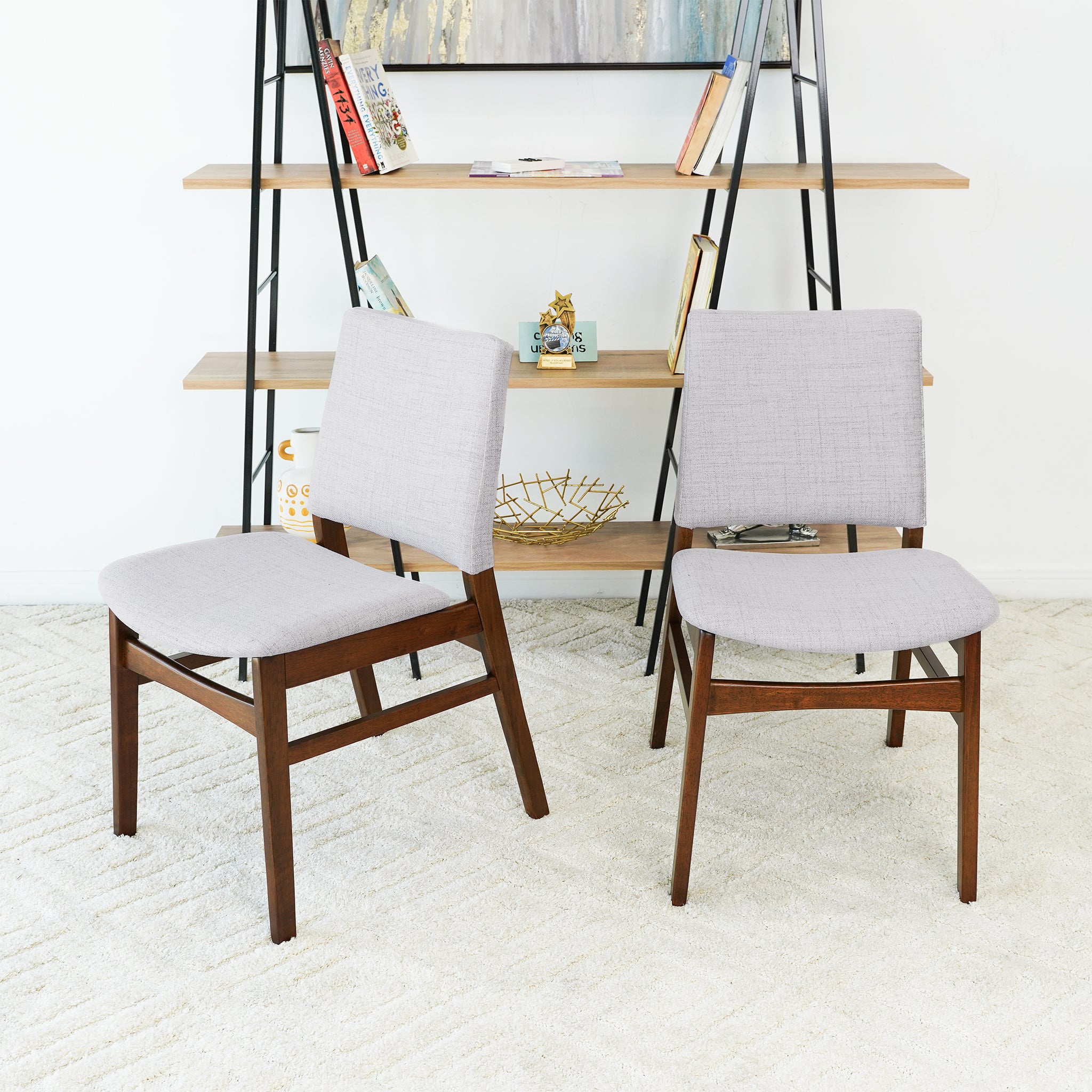 Ashcroft - Gusto Fabric Dining Chair (Set Of 2) in Light Gray