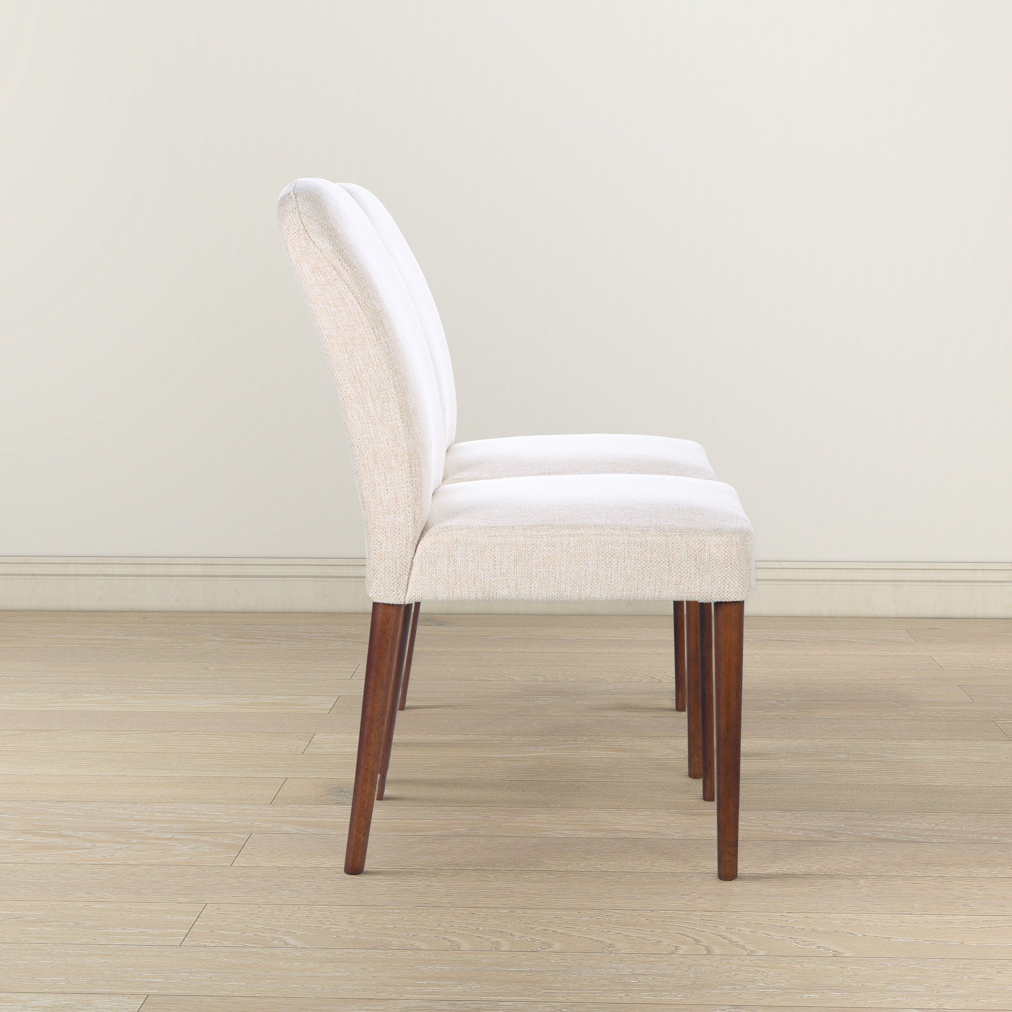 Ashcroft - Capri Beige Fabric Dining Chair (Set Of 2)