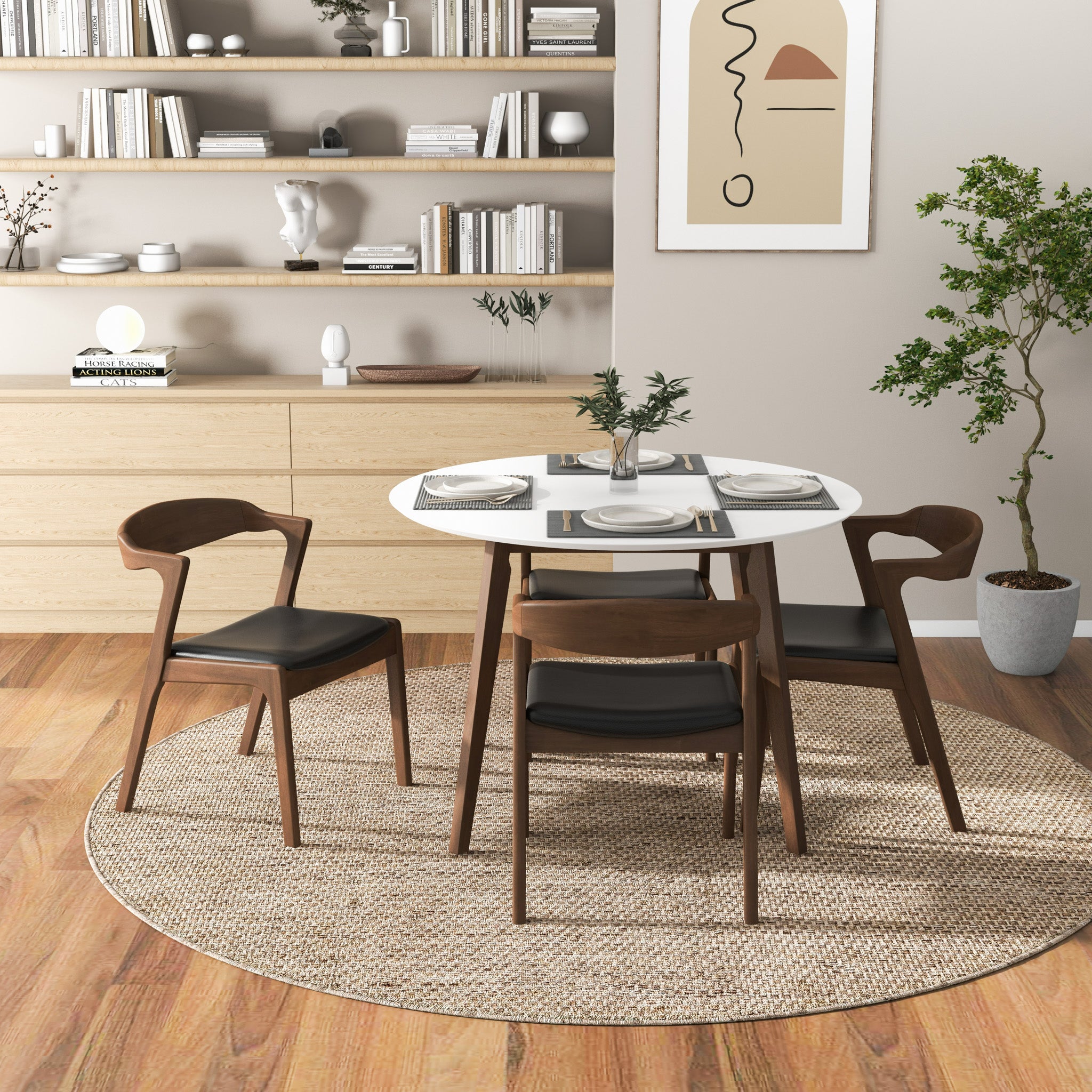 Ashcroft Alina Dining Table - White